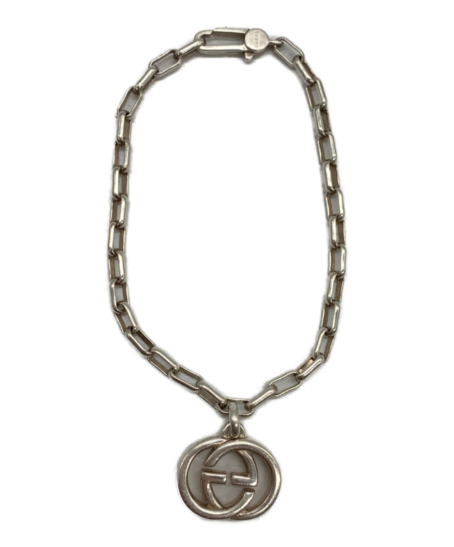 中古・古着通販】GUCCI (グッチ) チェーンブレスレット シルバー
