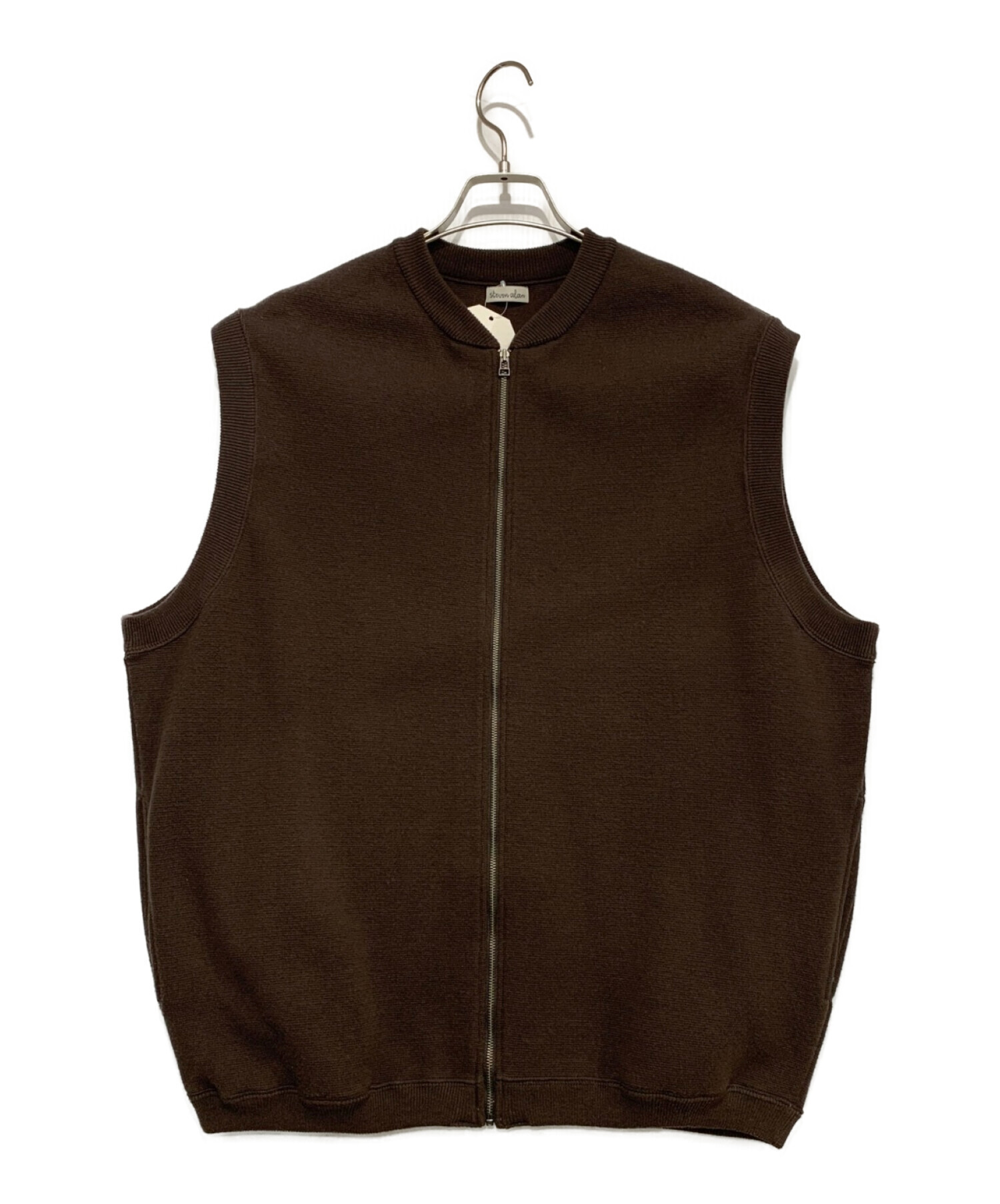 トップス Steven Alan COTTON NYLON ZIP STAND VEST Steven Alan（スティーブンアラン）の「＜Steven Alan＞ COTTON