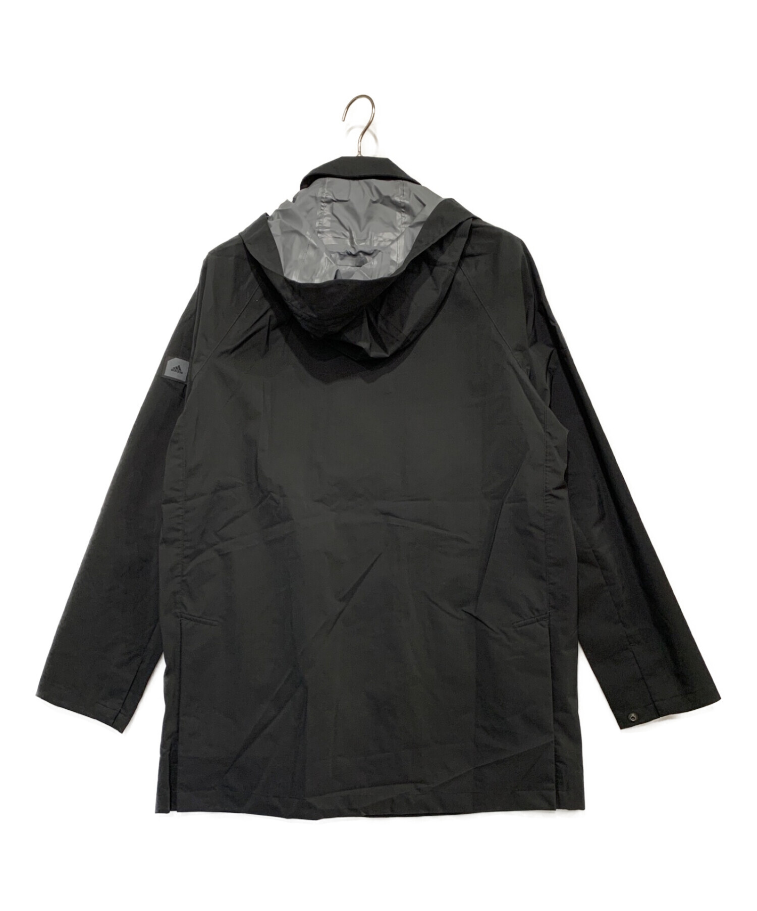 中古・古着通販】adidas (アディダス) ナイロンパーカー ブラック 