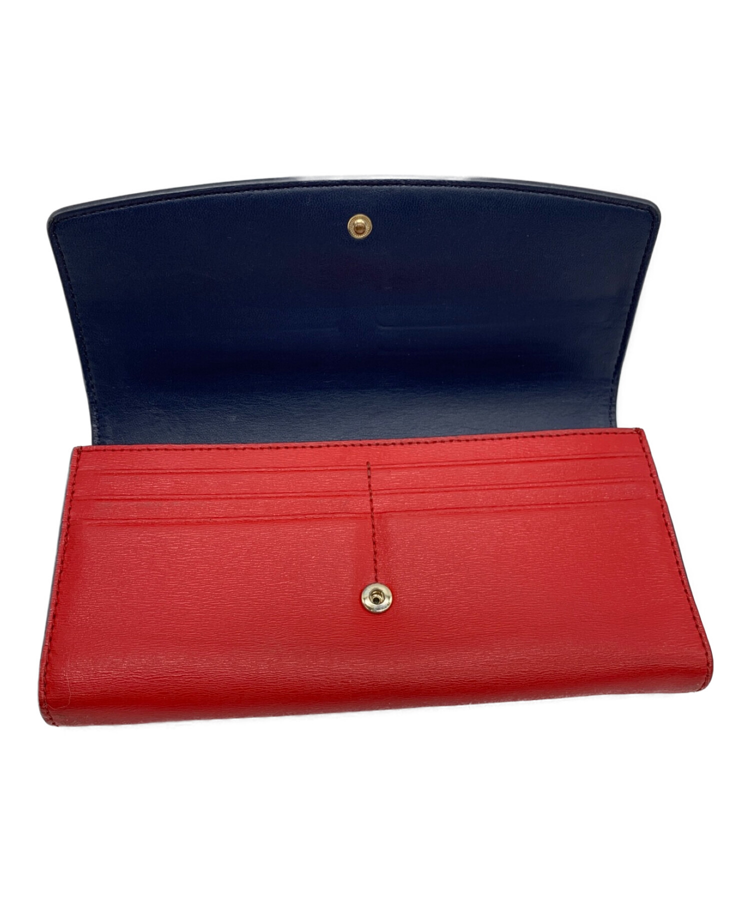 中古・古着通販】TORY BURCH (トリーバーチ) 長財布 レッド｜ブランド