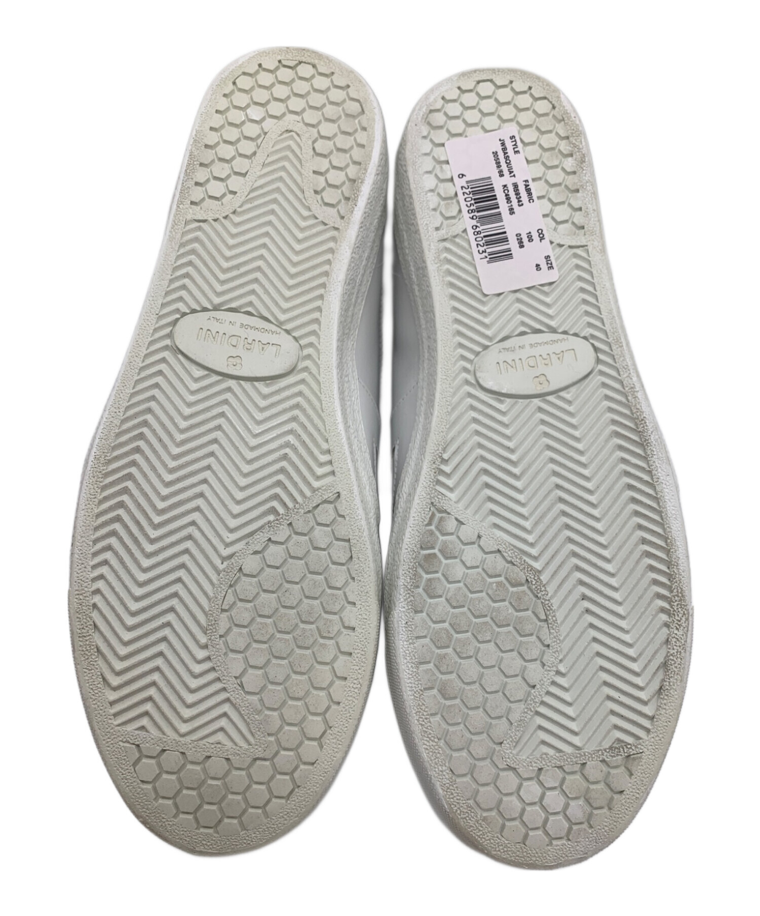 中古・古着通販】LARDINI (ラルディーニ) レザースニーカー ホワイト 