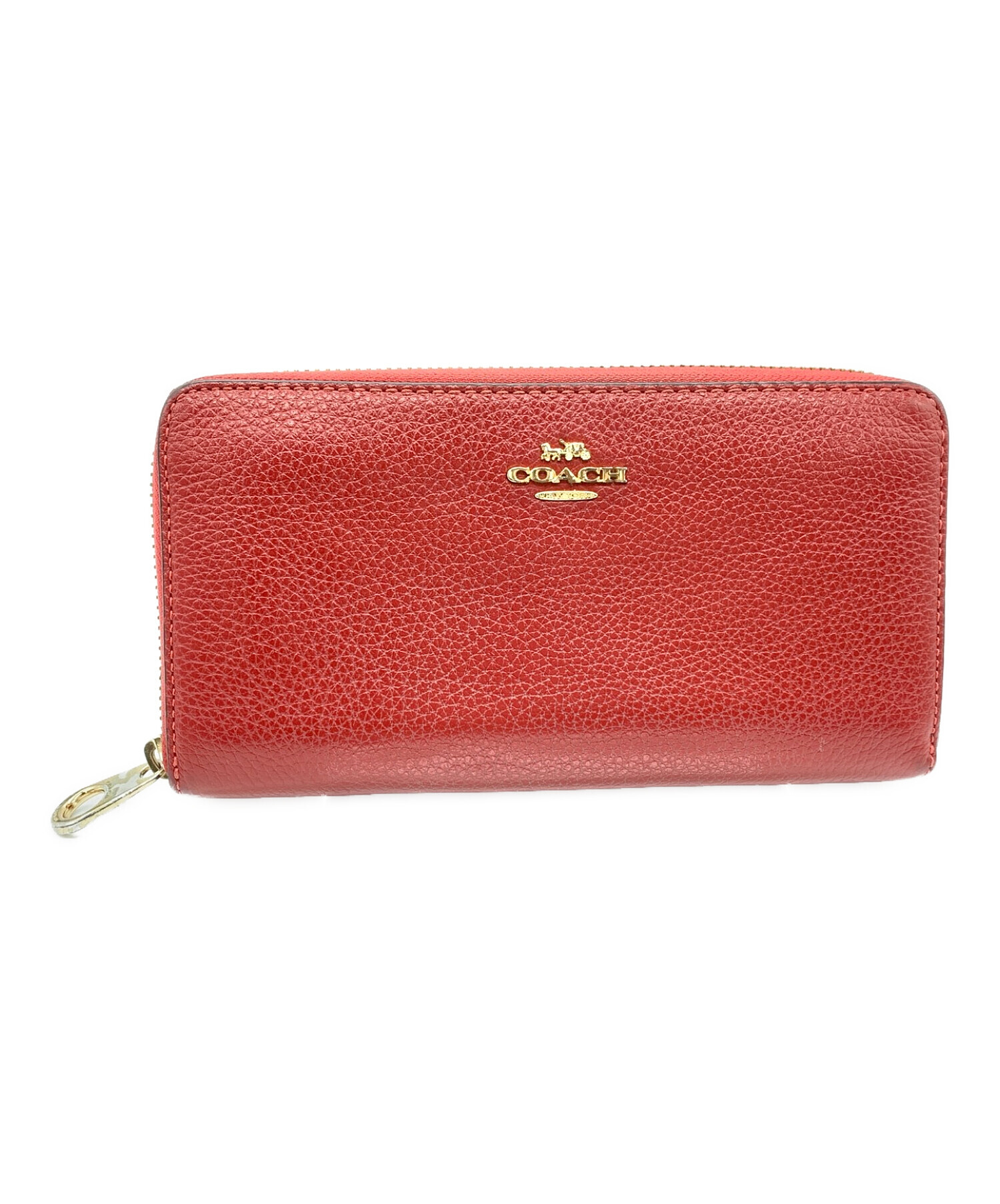 中古・古着通販】COACH (コーチ) 長財布 レッド｜ブランド・古着通販 