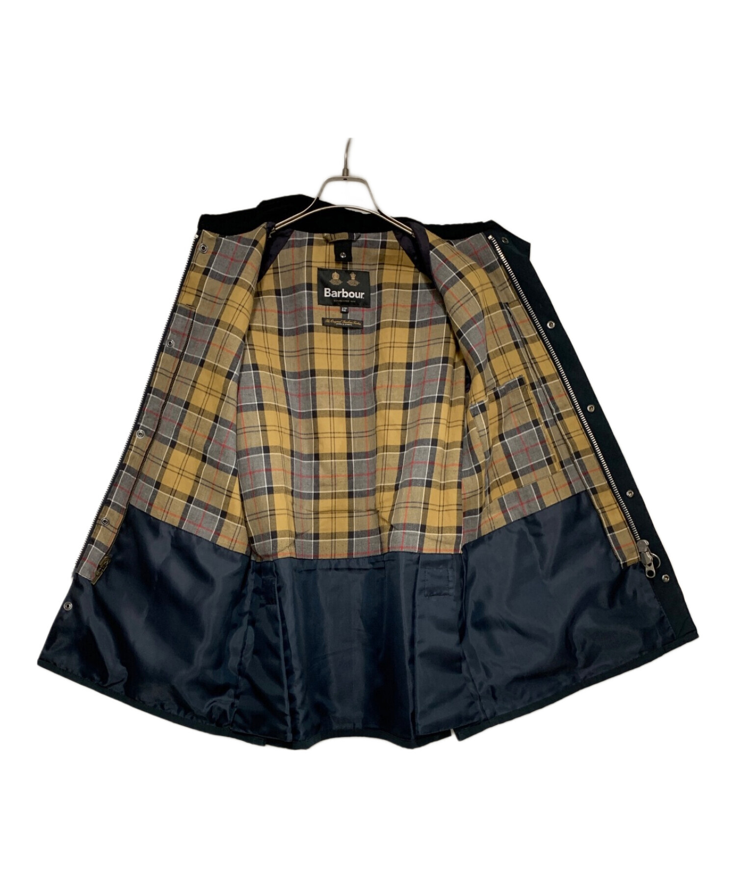 Barbour BEDALE2レイヤーブルゾン 中古・古着通販】Barbour (バブアー) BEDALE2レイヤー ブルゾン スリム