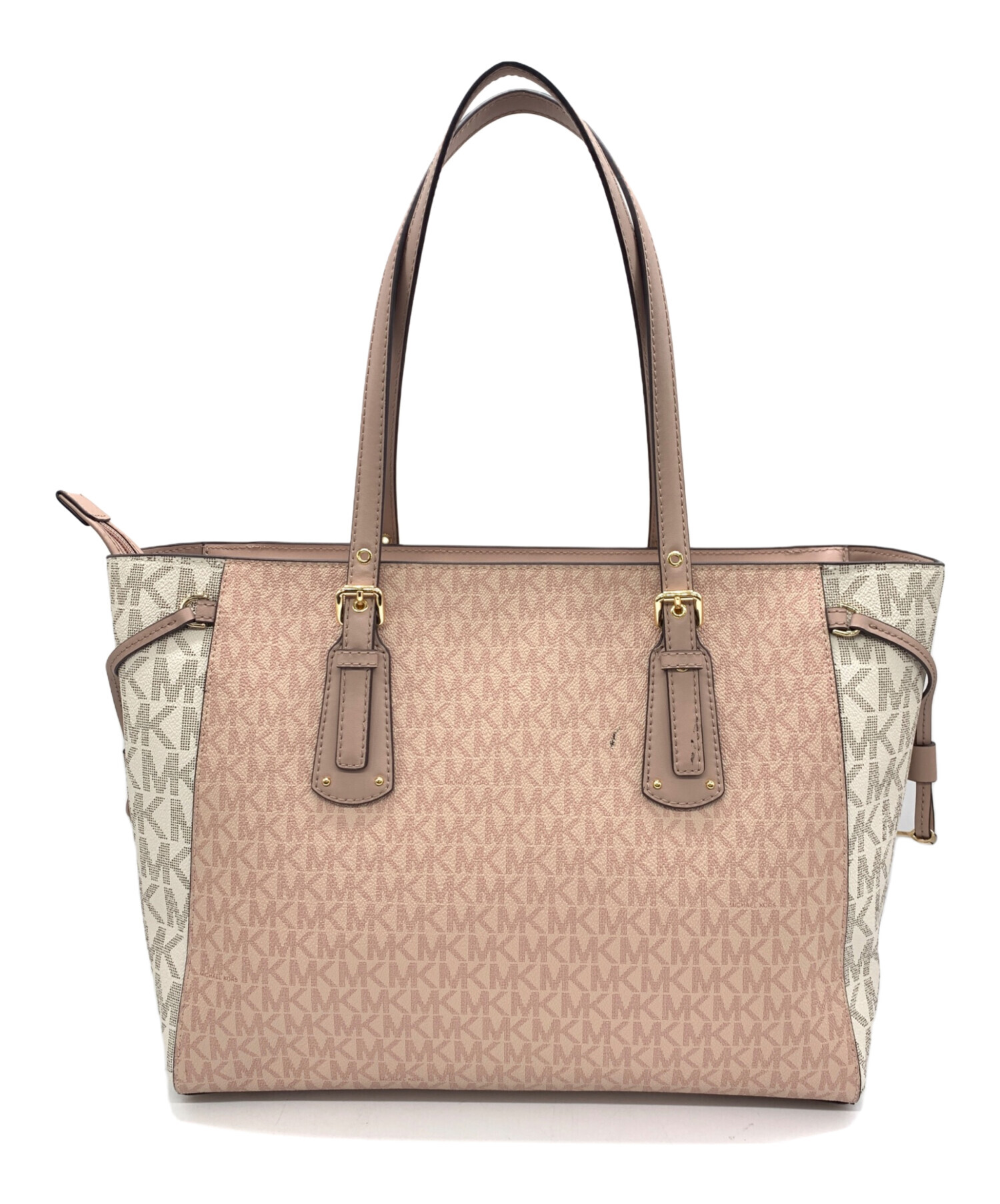中古・古着通販】MICHAEL KORS (マイケルコース) トートバッグ ピンク 