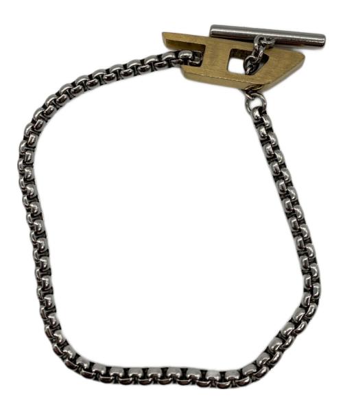 ディーゼル　ブレスレット　レア　Diesel 中古・古着通販】DIESEL (ディーゼル) ロゴモチーフブレスレット