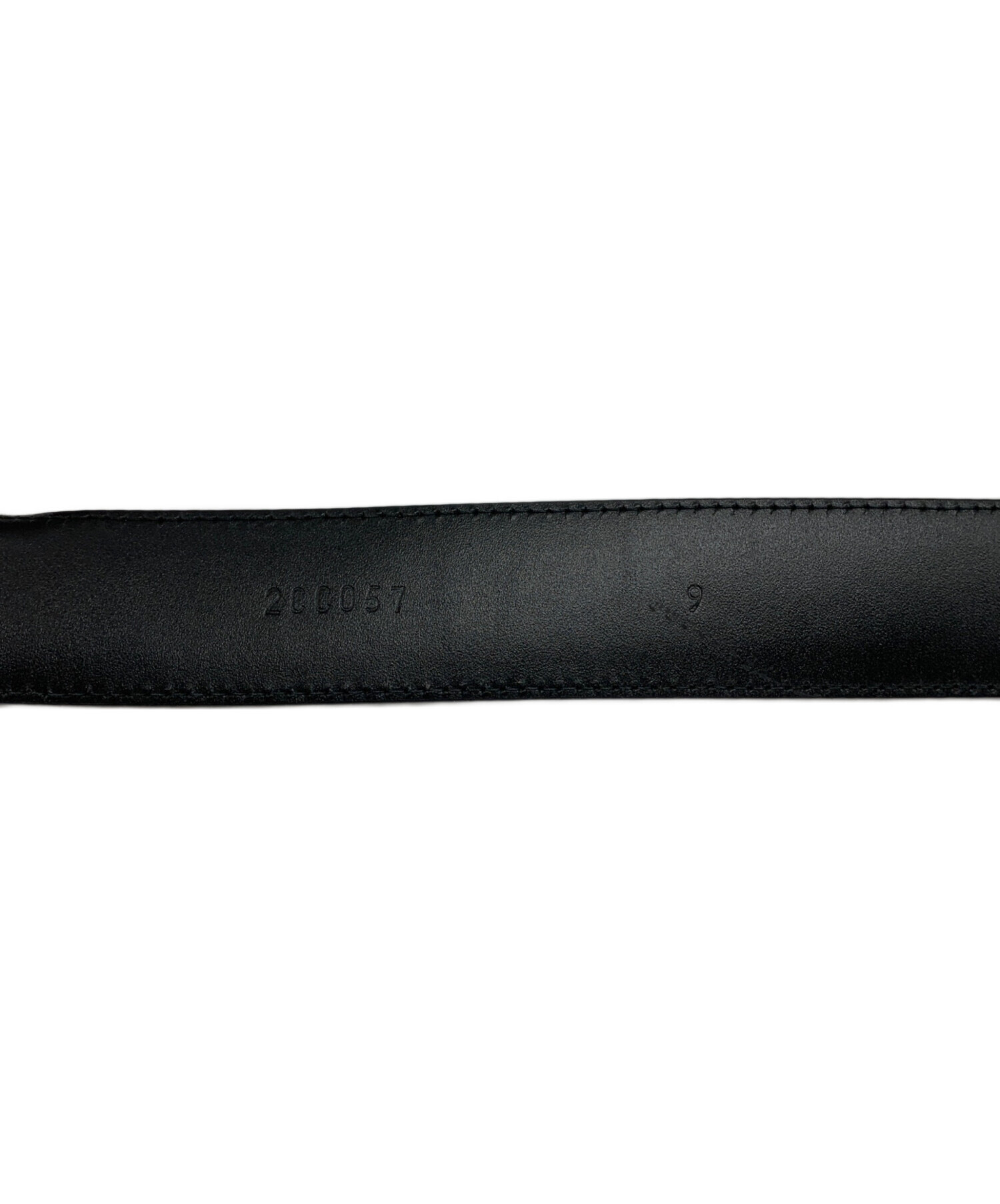 中古・古着通販】PRADA (プラダ) サフィアーノレザーベルト ブラック