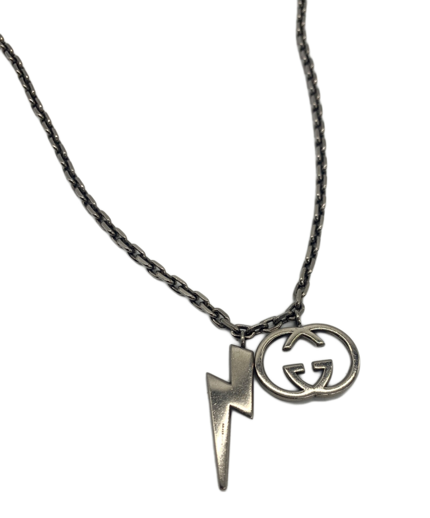 中古・古着通販】GUCCI (グッチ) ネックレス シルバー｜ブランド・古着  