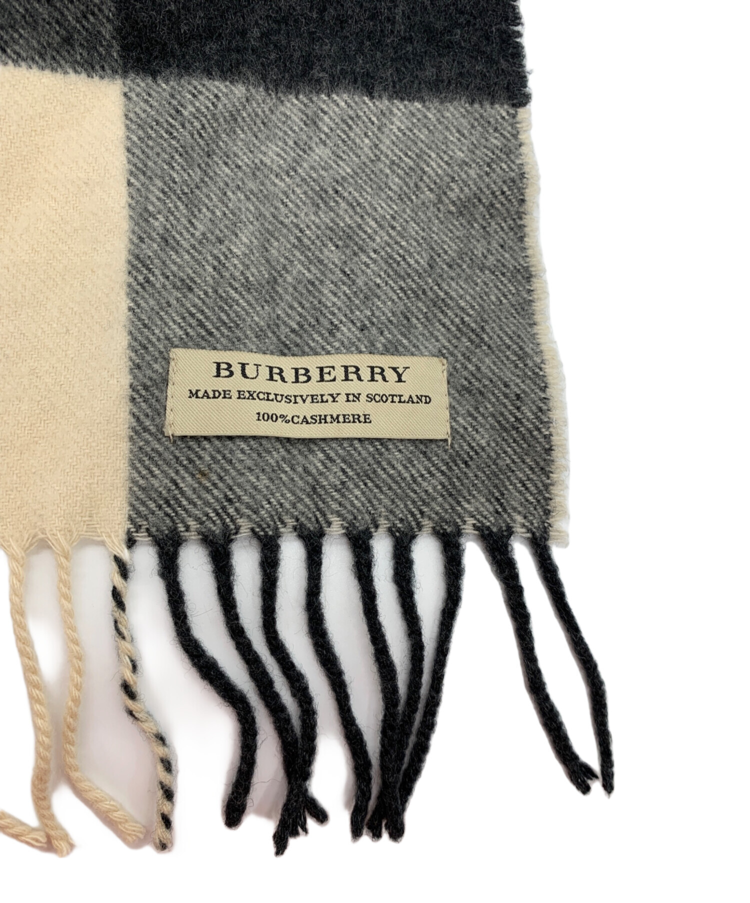 楽天市場】BURBERRY バーバリー マフラー カシミヤ バーバリーチェック
