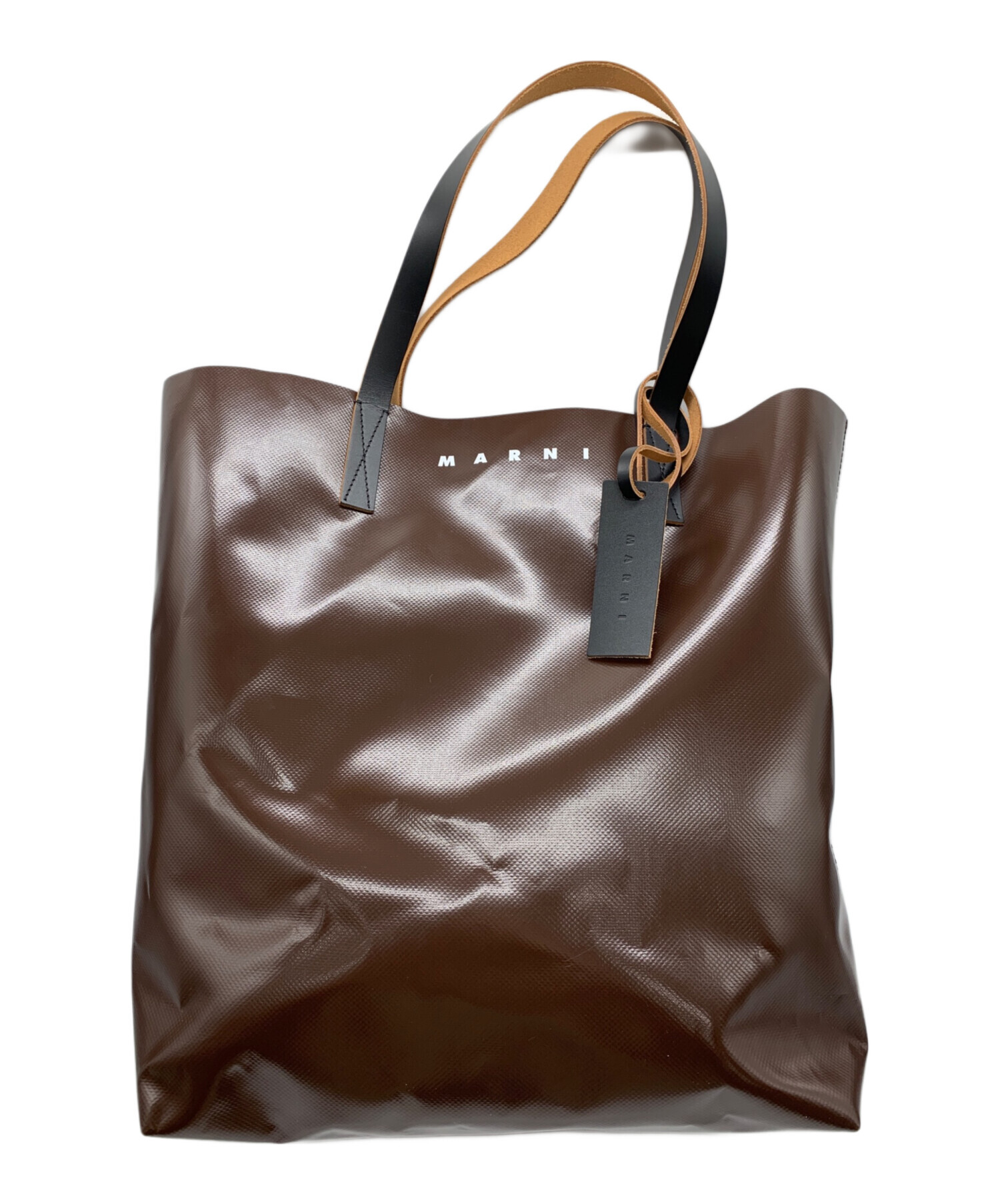 中古・古着通販】MARNI (マルニ) PVCショッピングバッグ ブラック 