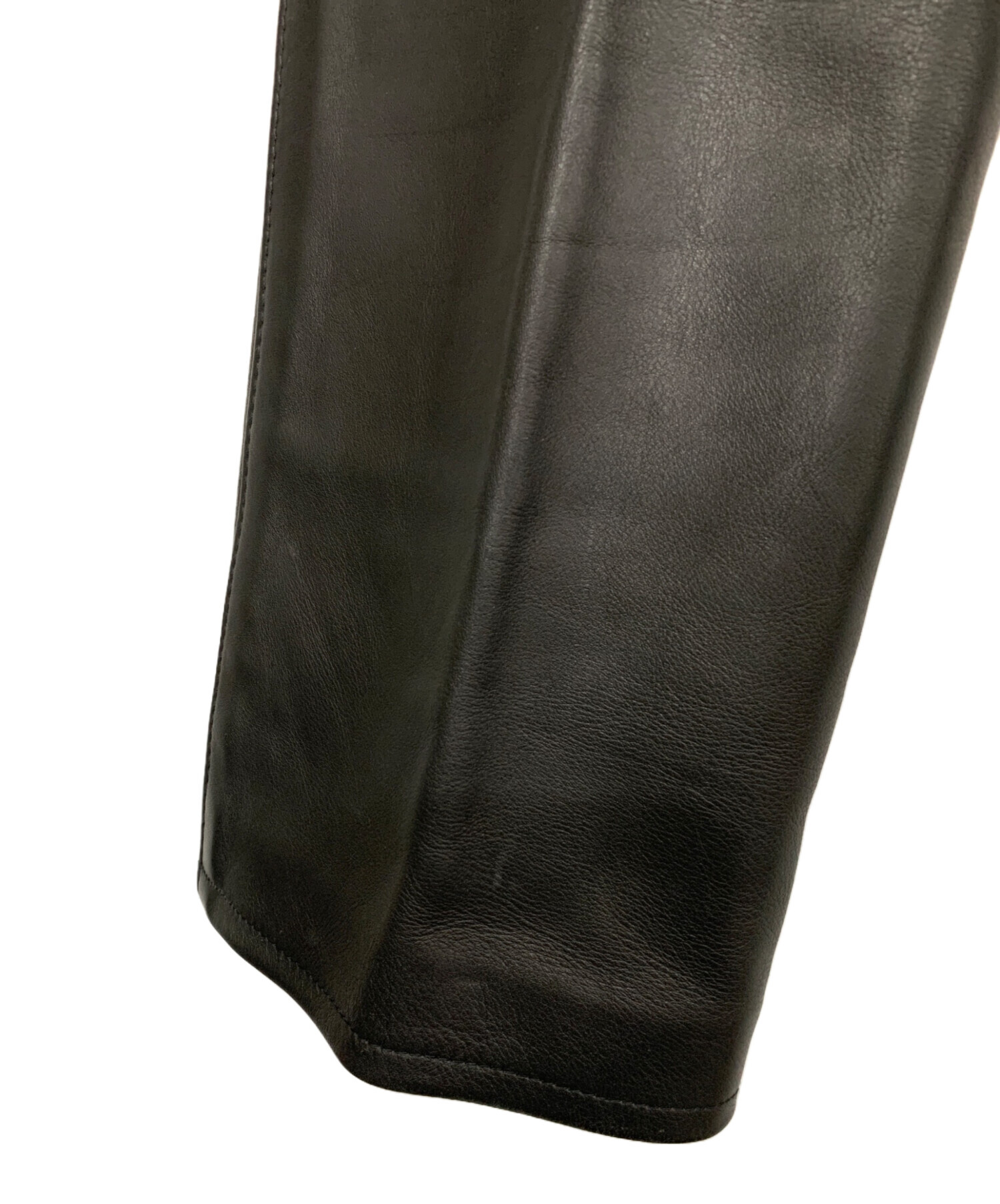 中古・古着通販】shott (ショット) レザーパンツ ブラック サイズ:SIZE