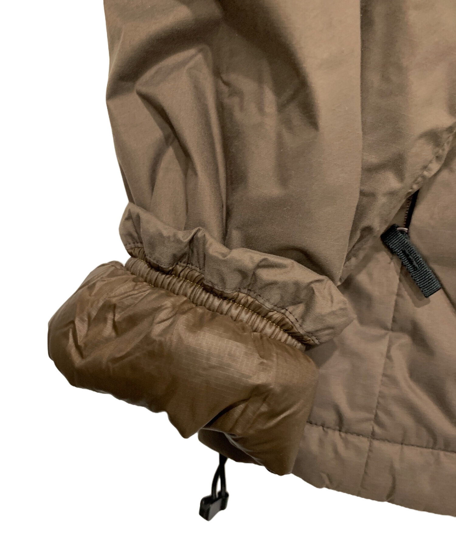 ノースフェイス　ジップアップジャケット　中綿　ブラウン　刺繍ロゴ　古着女子　L. 中古・古着通販】THE NORTH FACE (ザ ノース フェイス) ジップイン