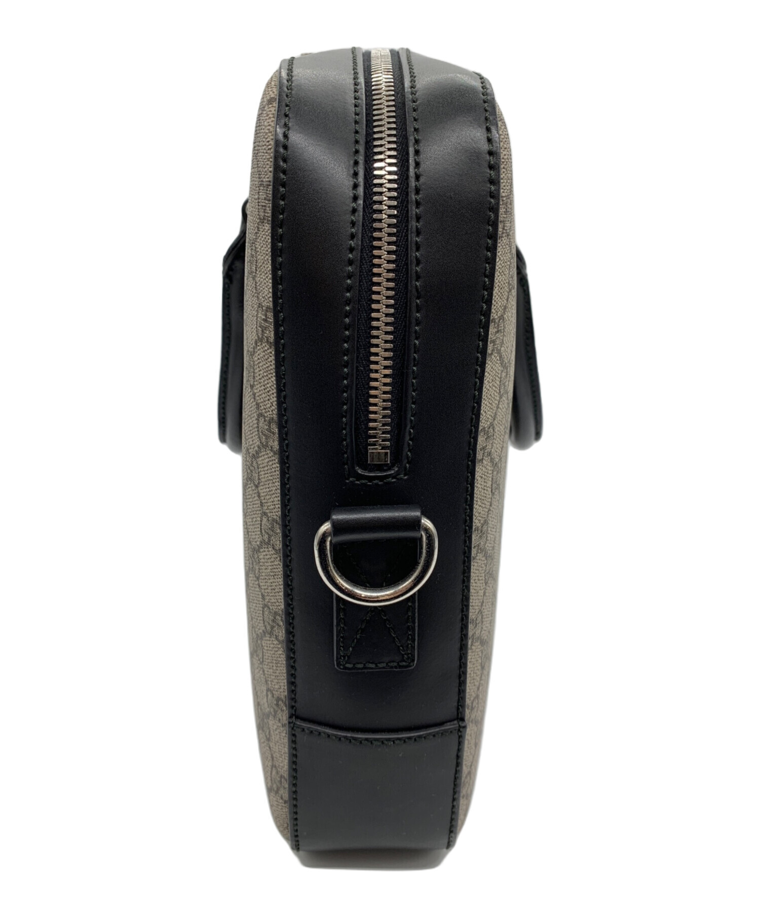 GUCCI ブラウンレザー ビジネスバッグ 大容量 中古・古着通販】GUCCI (グッチ) ビジネスバッグ ブラウン｜ブランド