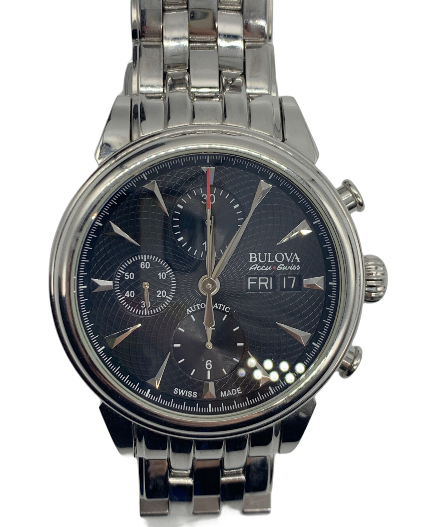 中古・古着通販】BULOVA (ブローバ) GEMINI CHRONO ブラック｜ブランド 