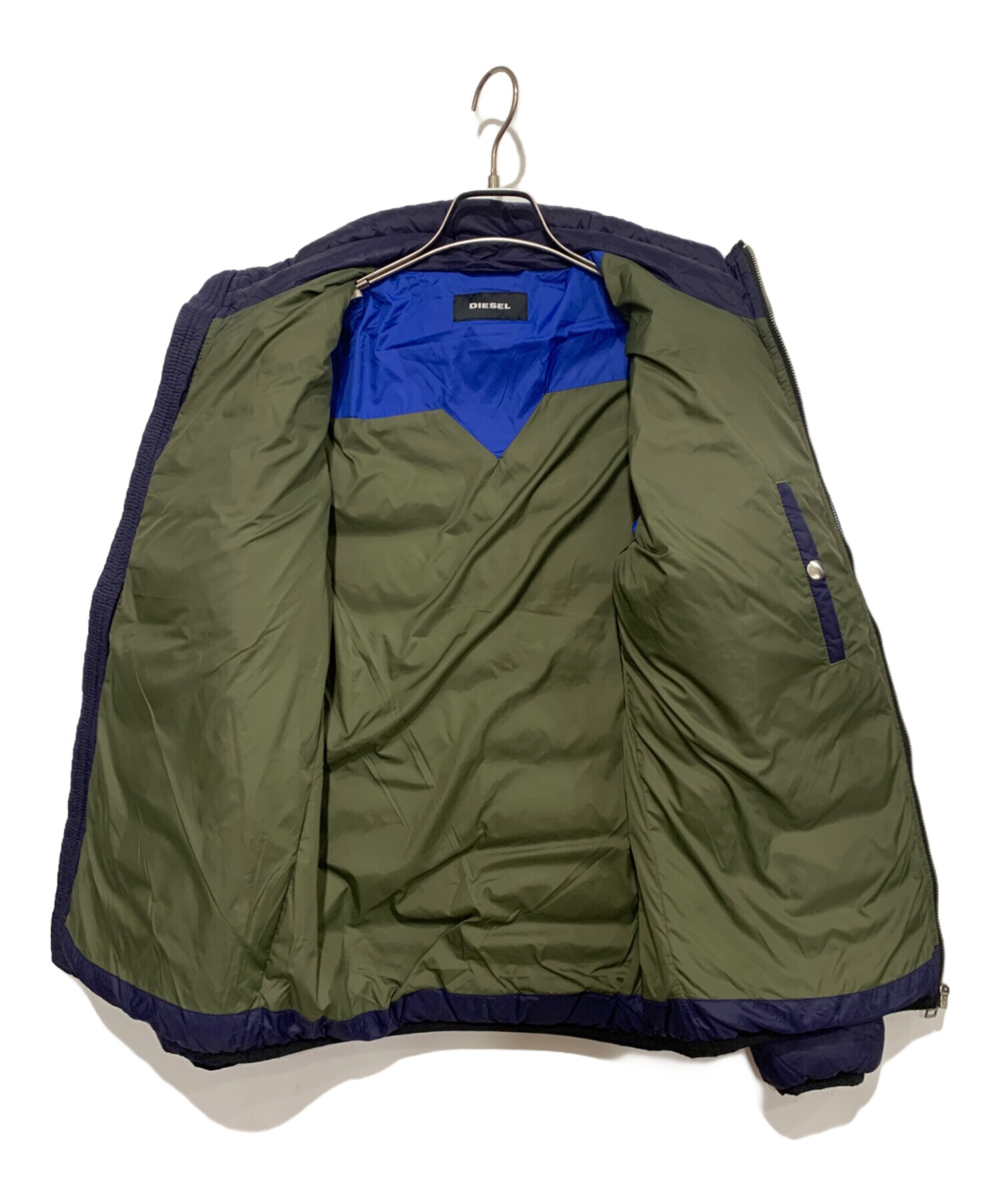 中古・古着通販】DIESEL (ディーゼル) ダウンジャケット ネイビー