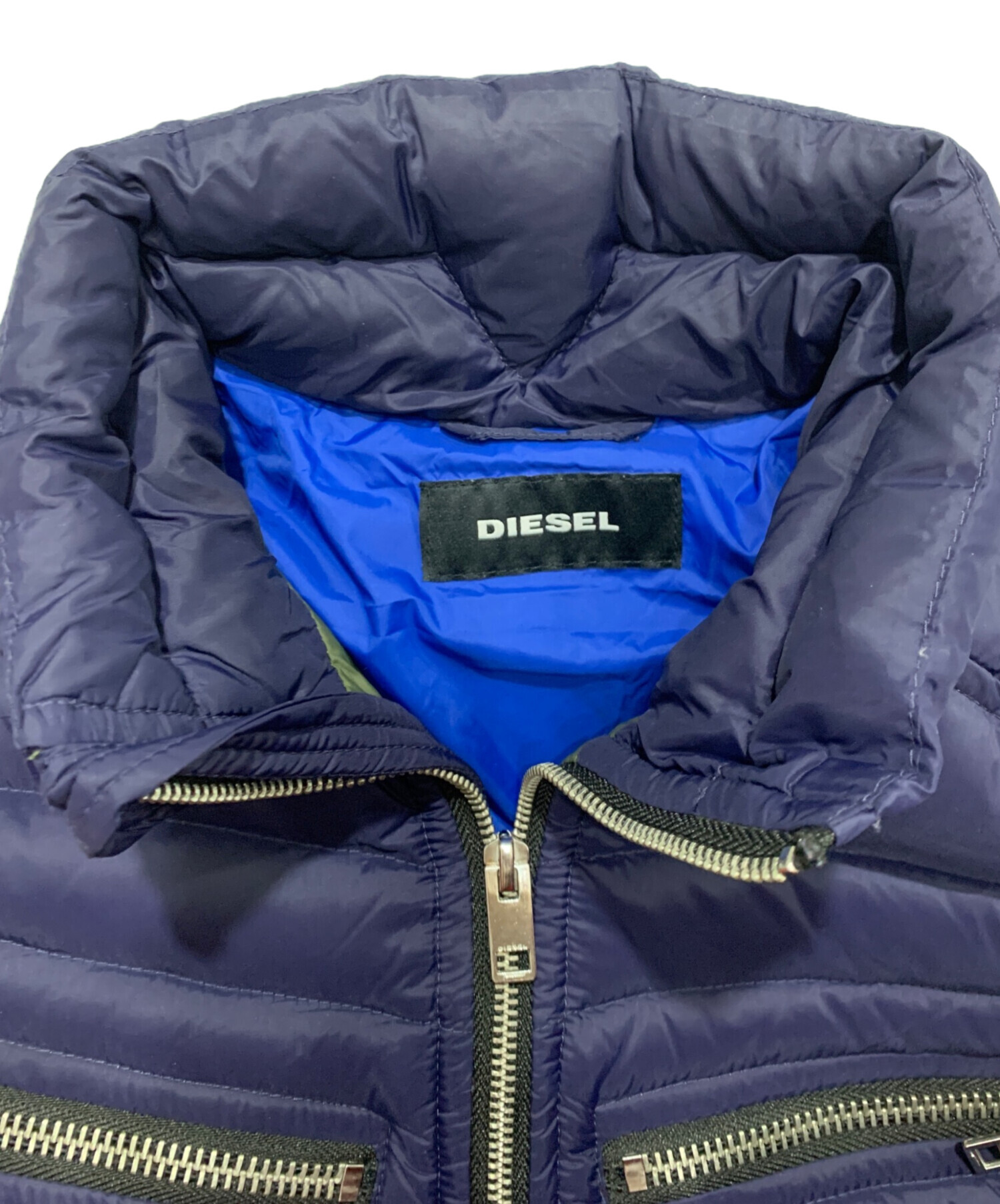 中古・古着通販】DIESEL (ディーゼル) ダウンジャケット ネイビー