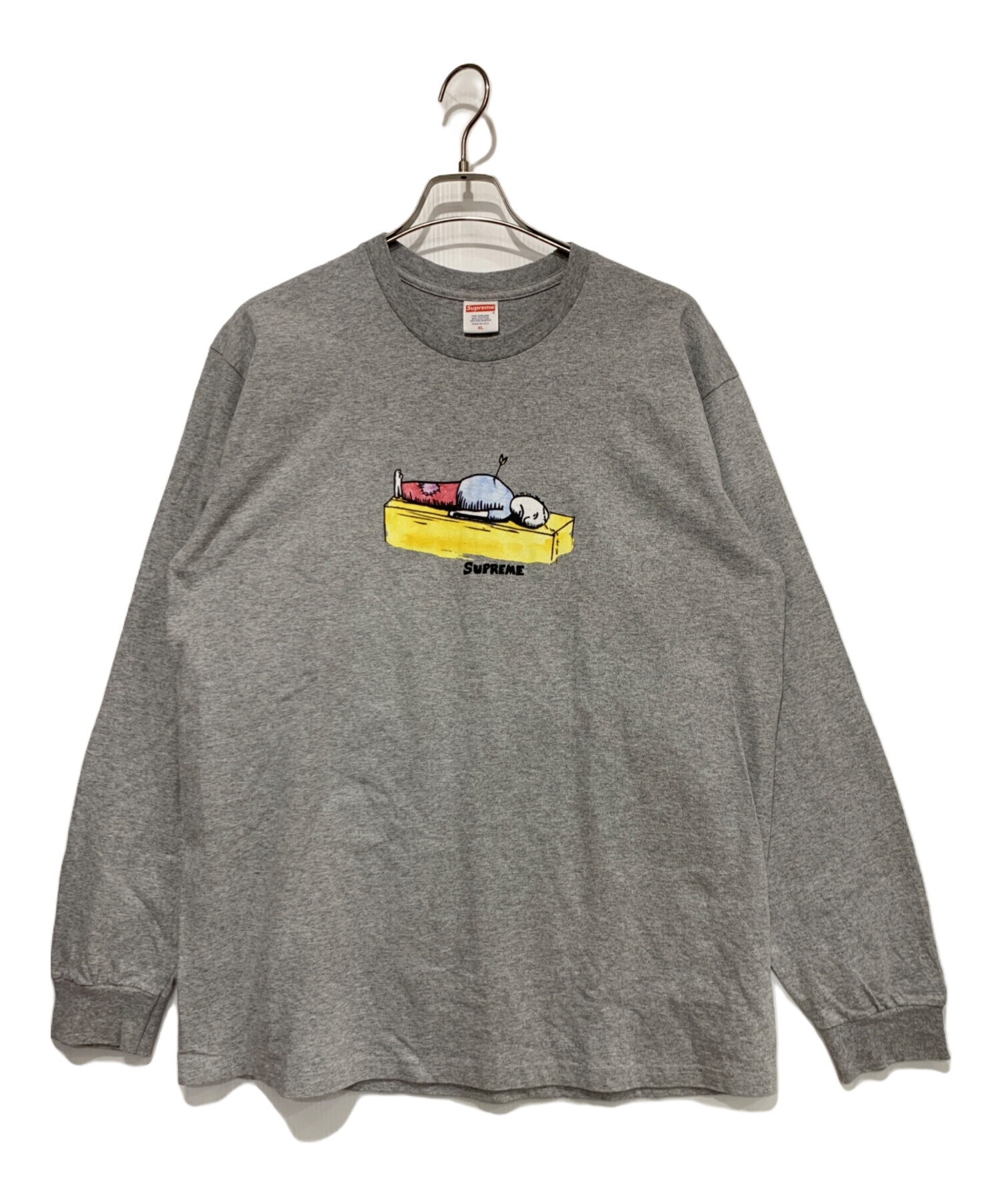 せ*じ様 Supreme オリーブ ロングTシャツ Mサイズ せ*じ様 Supreme