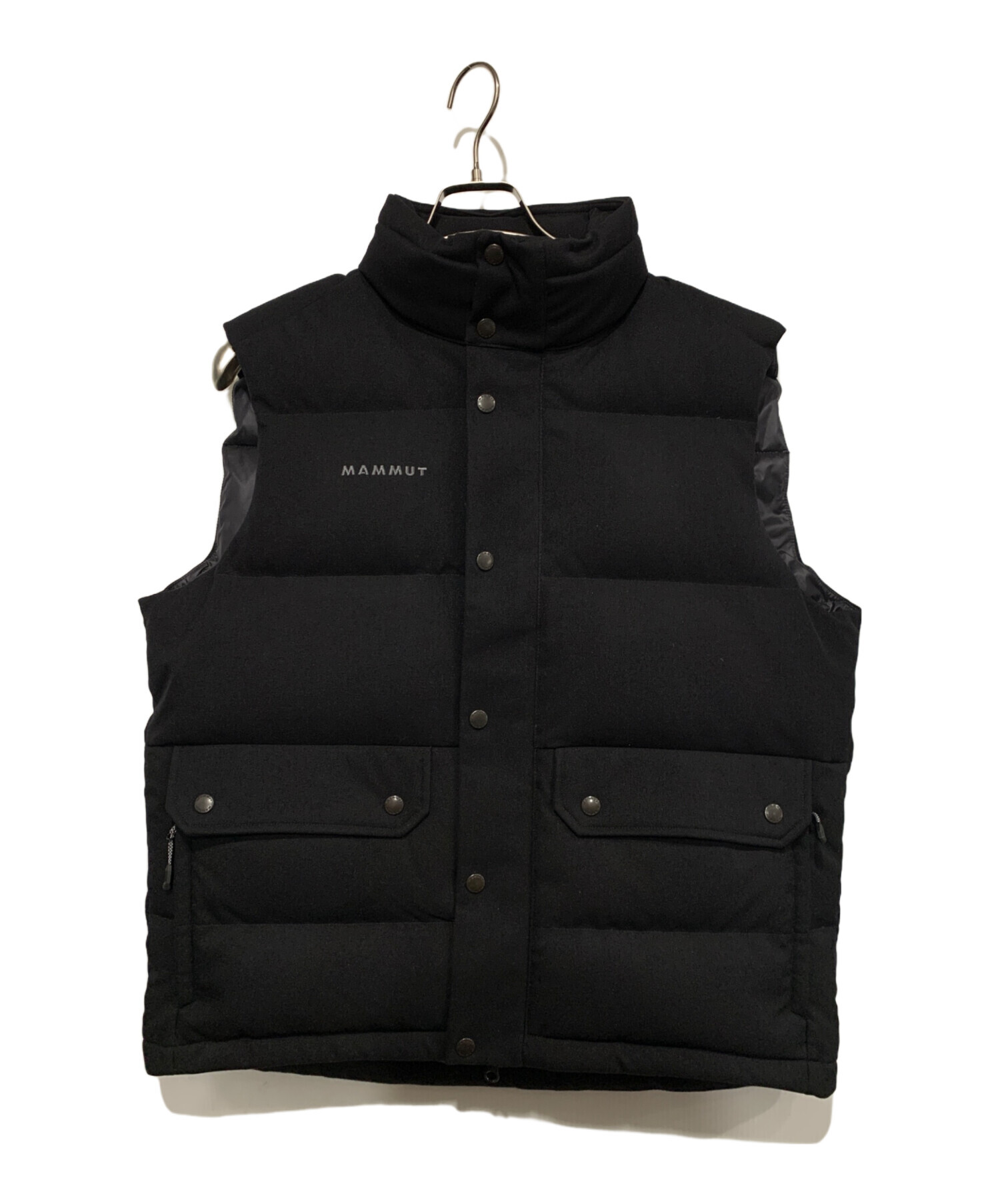 新品 MAMMUT ブラック ダウンベスト 中古・古着通販】MAMMUT (マムート) ダウンベスト ブラック サイズ:L