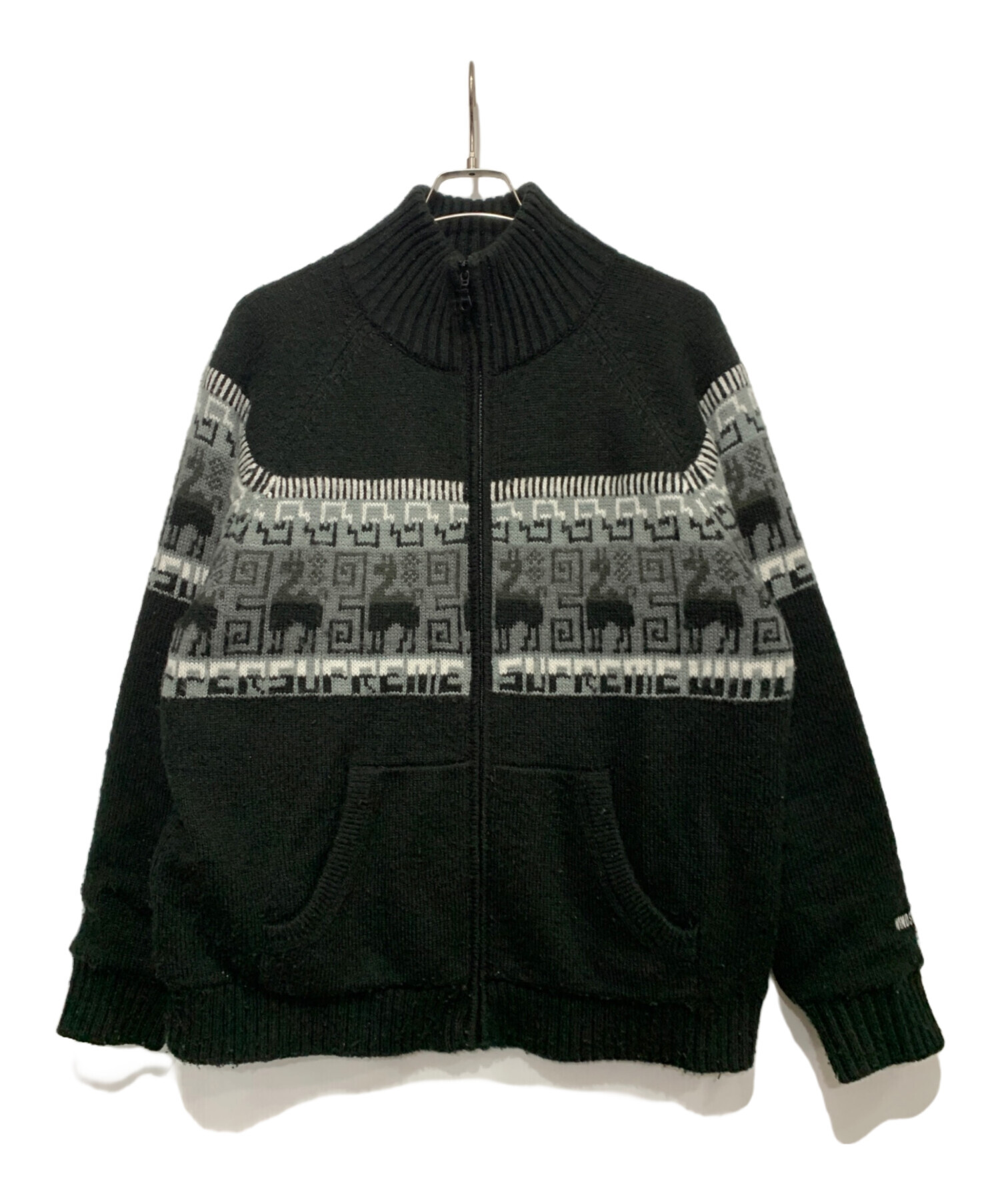 中古・古着通販】Supreme (シュプリーム) ジップアップセーター 