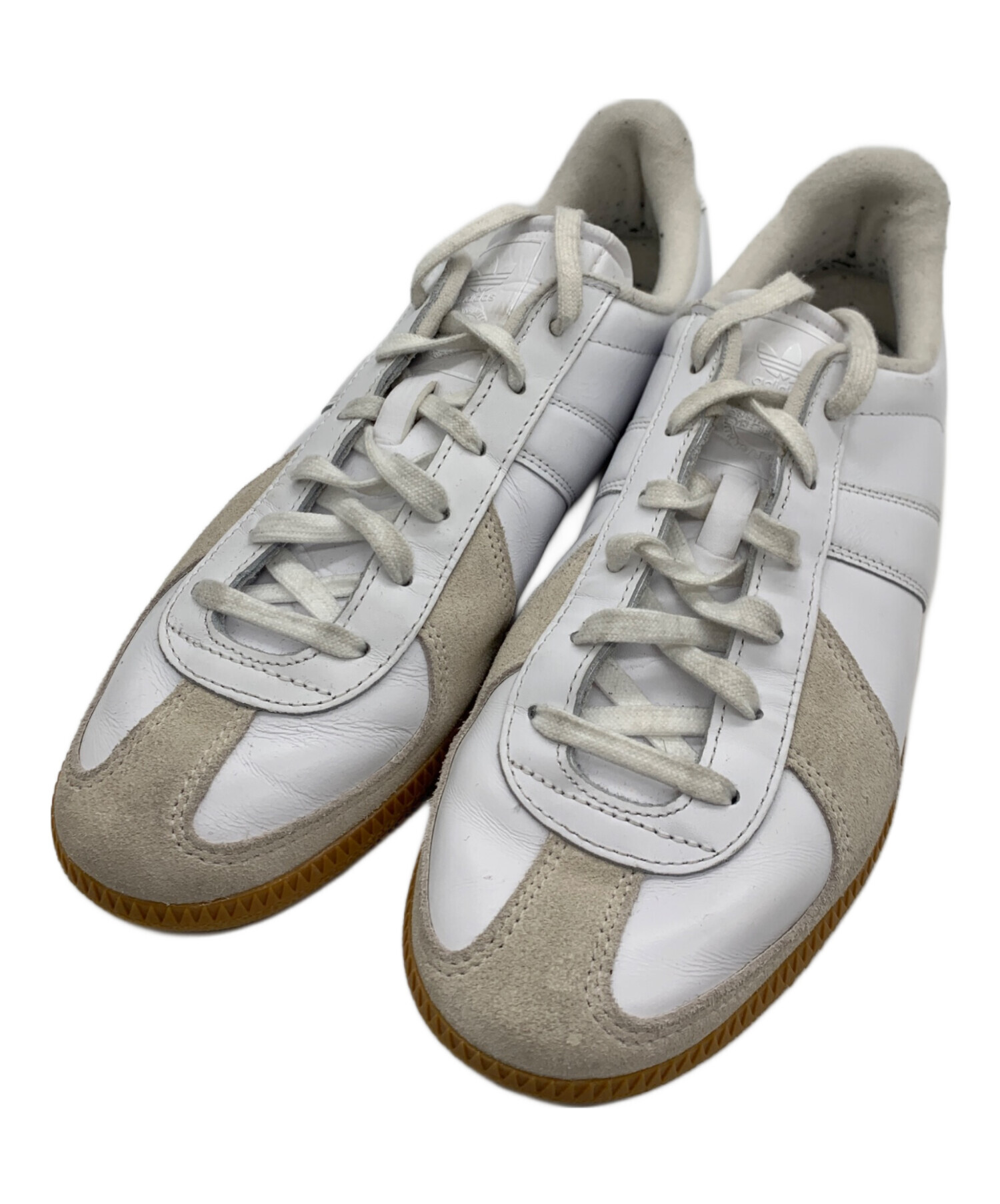 adidas 28cm スニーカージャーマントレーナー　ホワイト アディダス 中古・古着通販】adidas (アディダス) ジャーマントレーナー