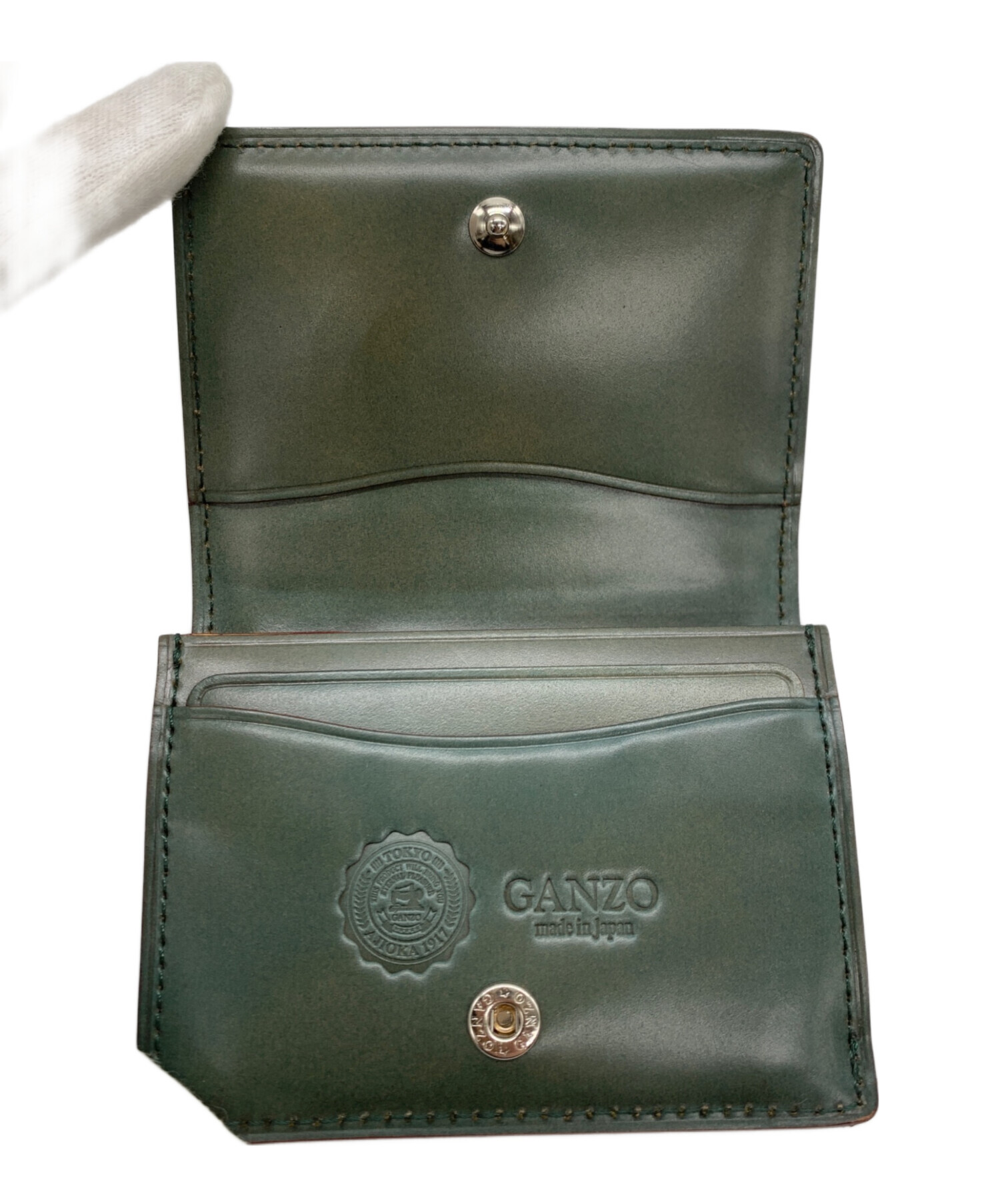 中古・古着通販】GANZO (ガンゾ) コインケース グリーン｜ブランド 