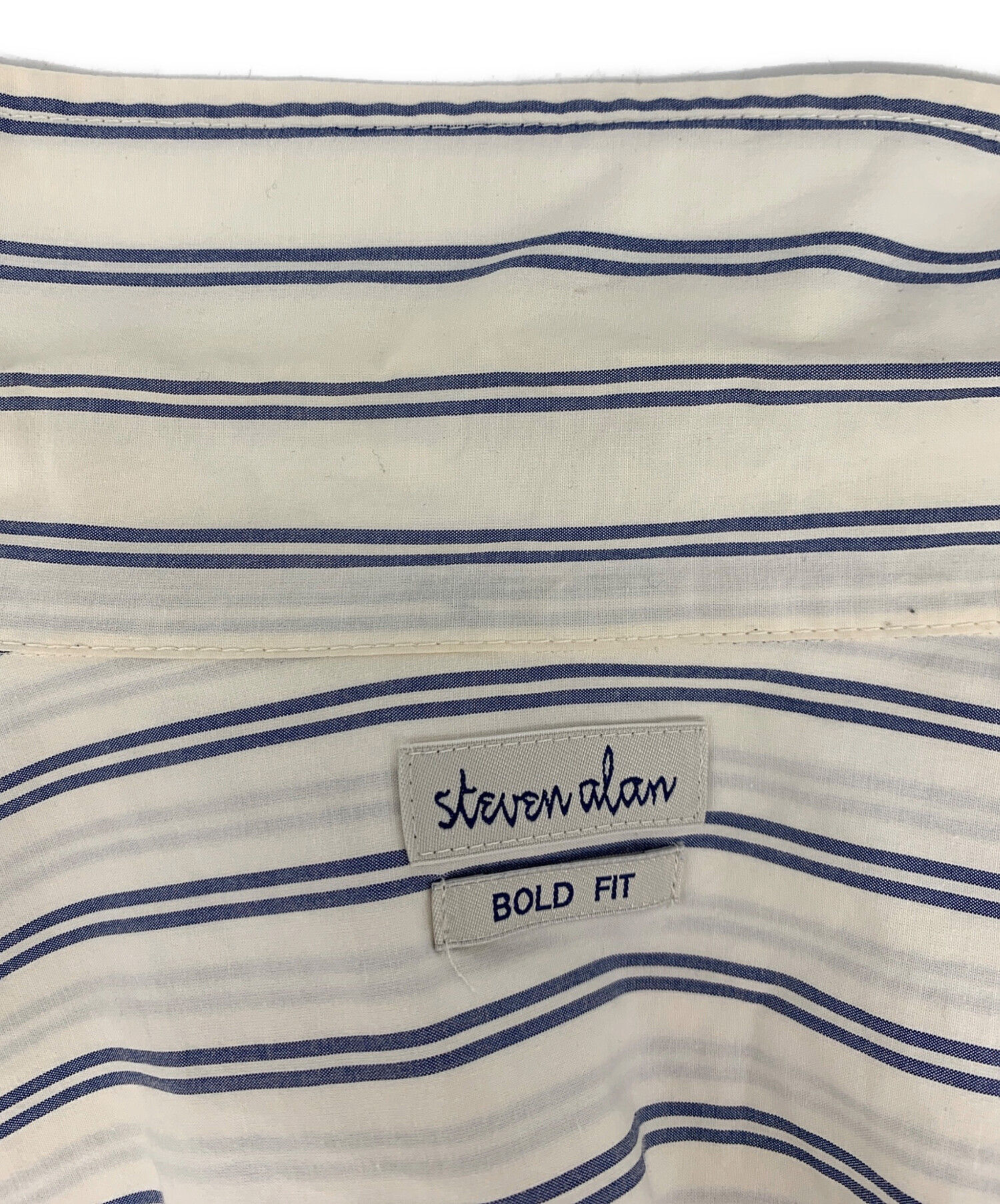 中古・古着通販】STEVEN ALAN (スティーブンアラン) ストライプシャツ