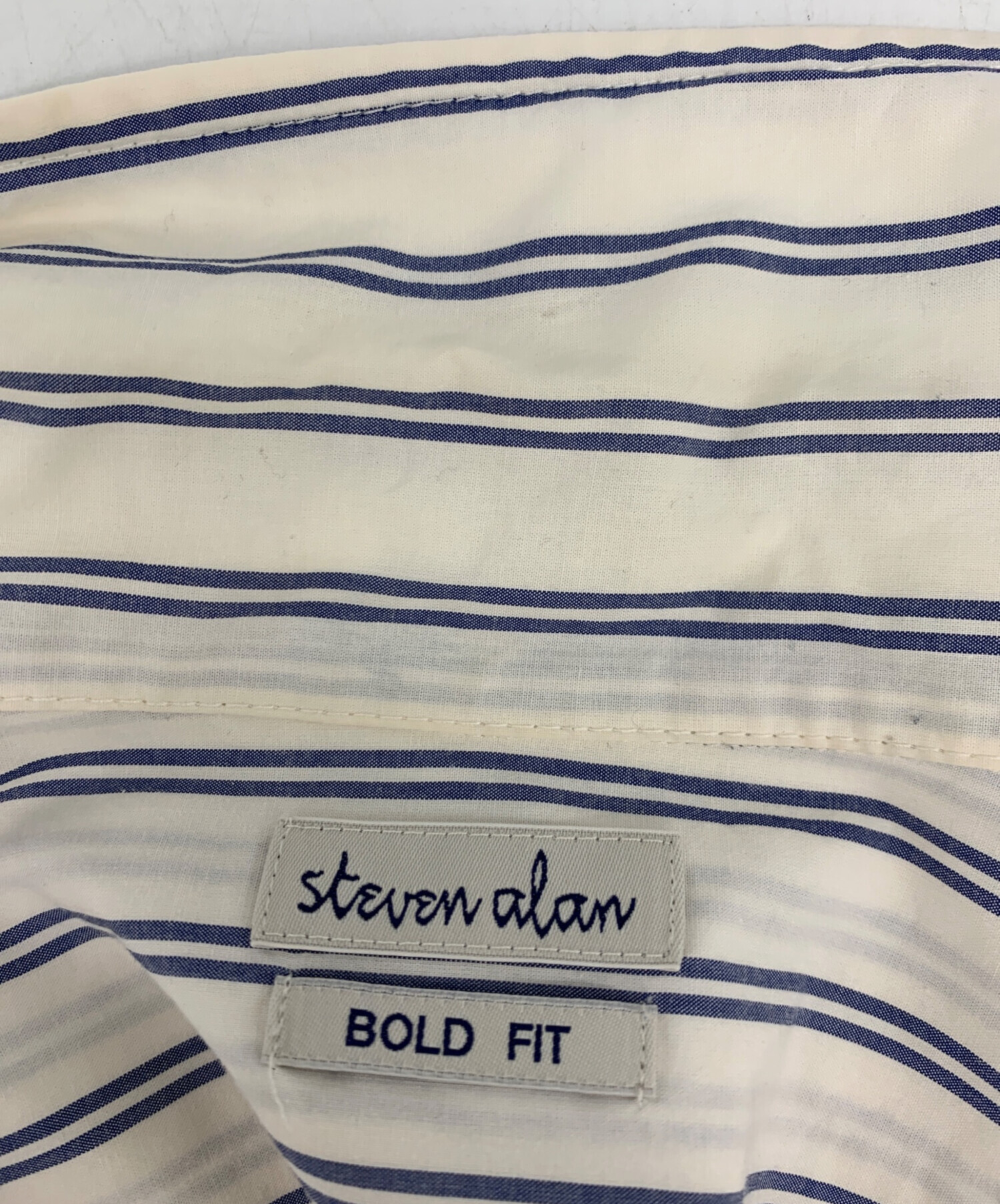 中古・古着通販】STEVEN ALAN (スティーブンアラン) ストライプシャツ