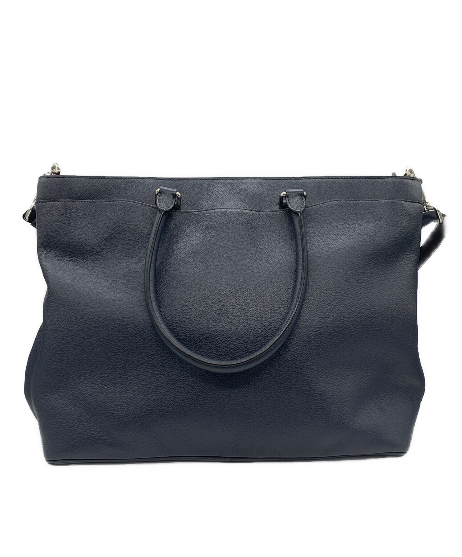 中古・古着通販】COACH (コーチ) ビジネストートバック ネイビー