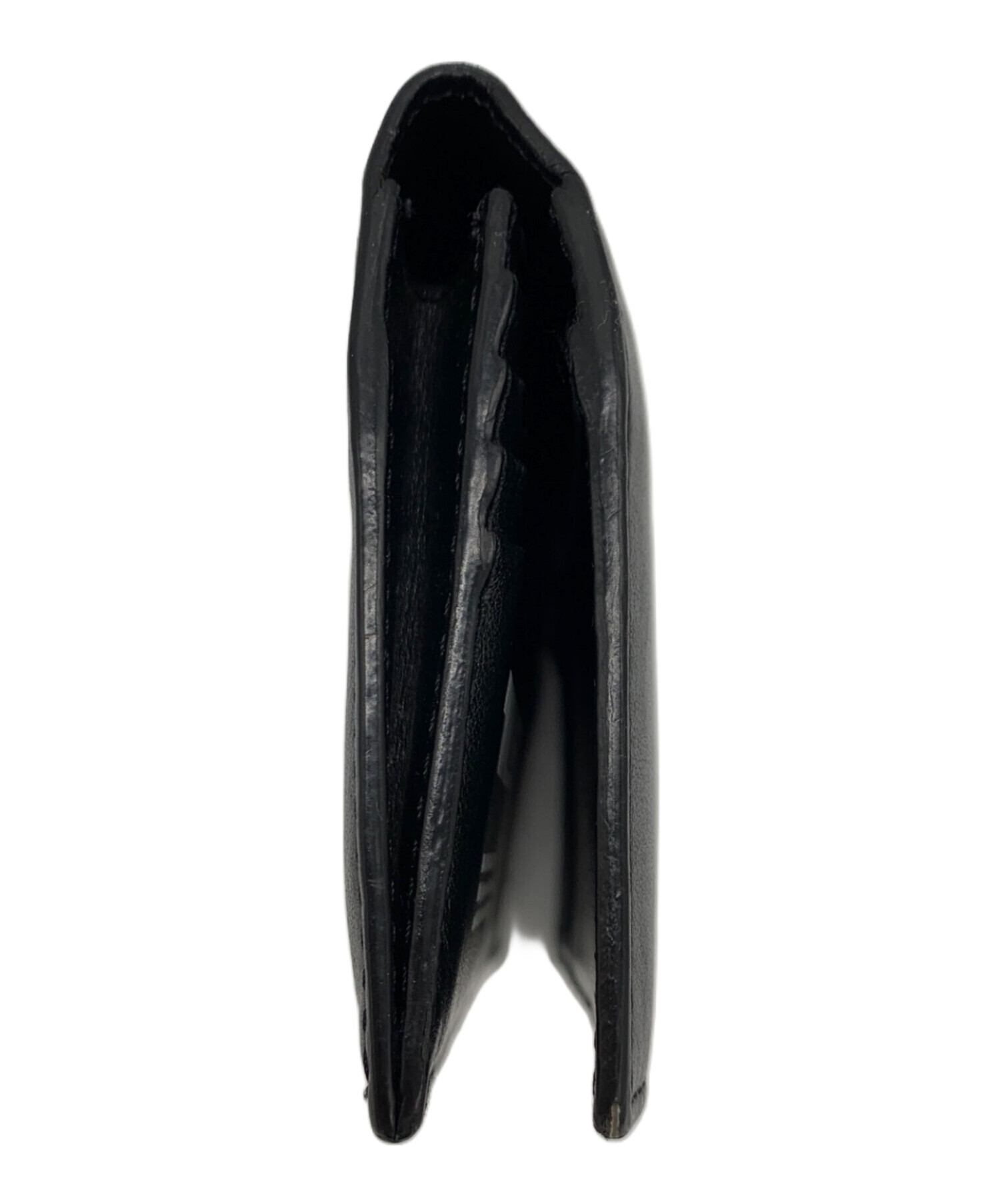 中古・古着通販】OFFWHITE (オフホワイト) 二つ折り長財布 ブラック