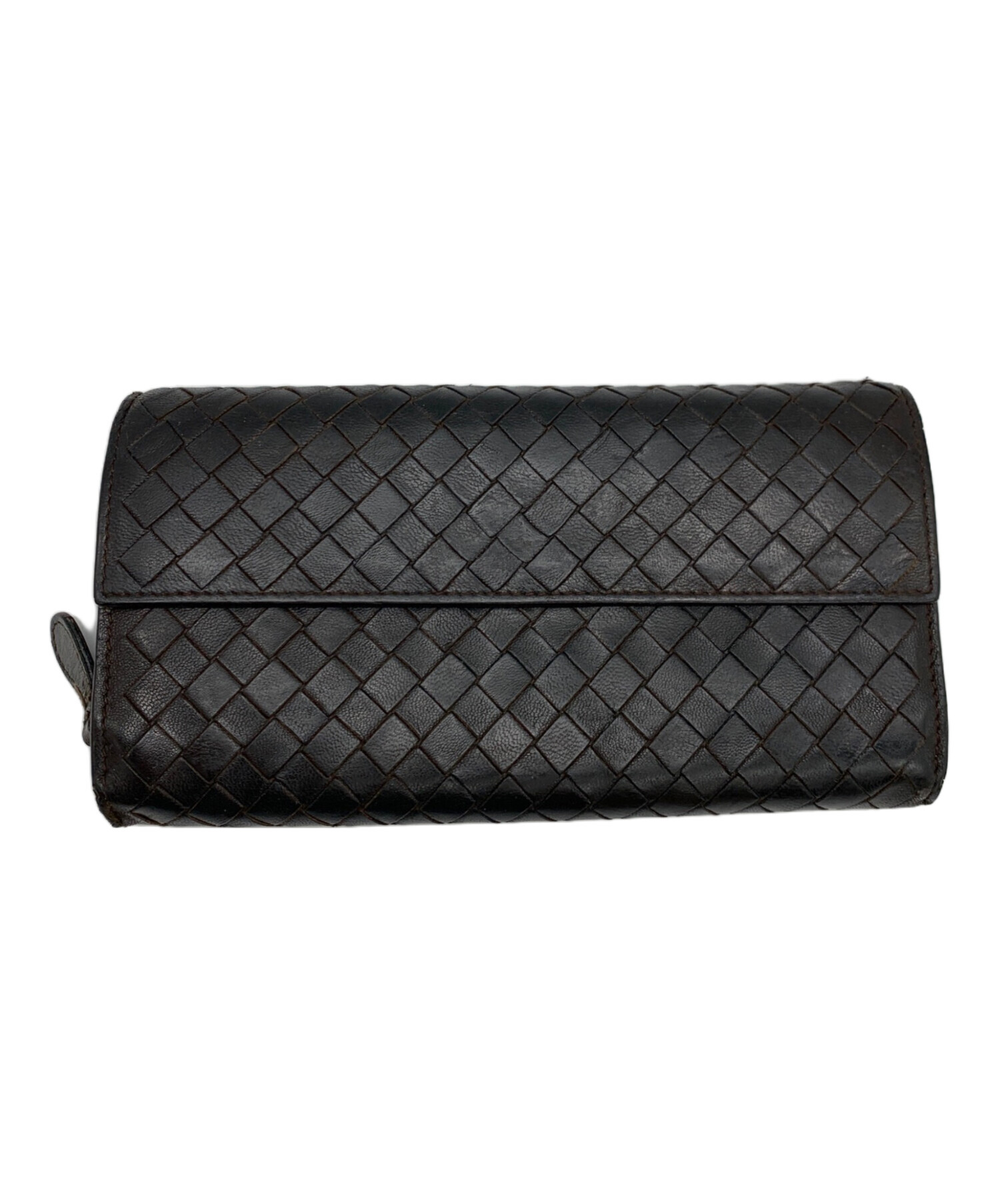 中古・古着通販】BOTTEGA VENETA (ボッテガベネタ) 二つ折り長財布 