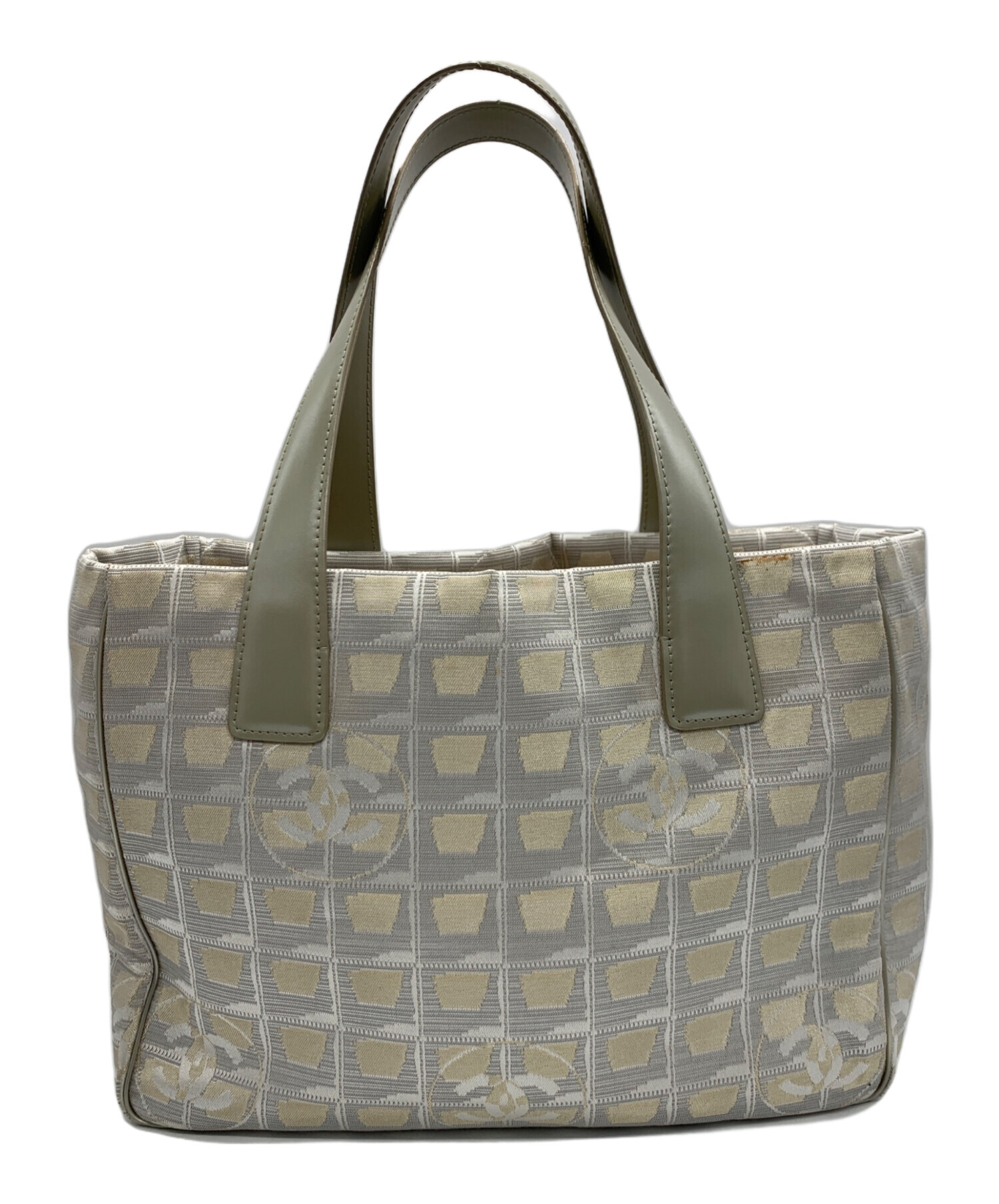 中古・古着通販】CHANEL (シャネル) ニュートラベルライントートバッグ 