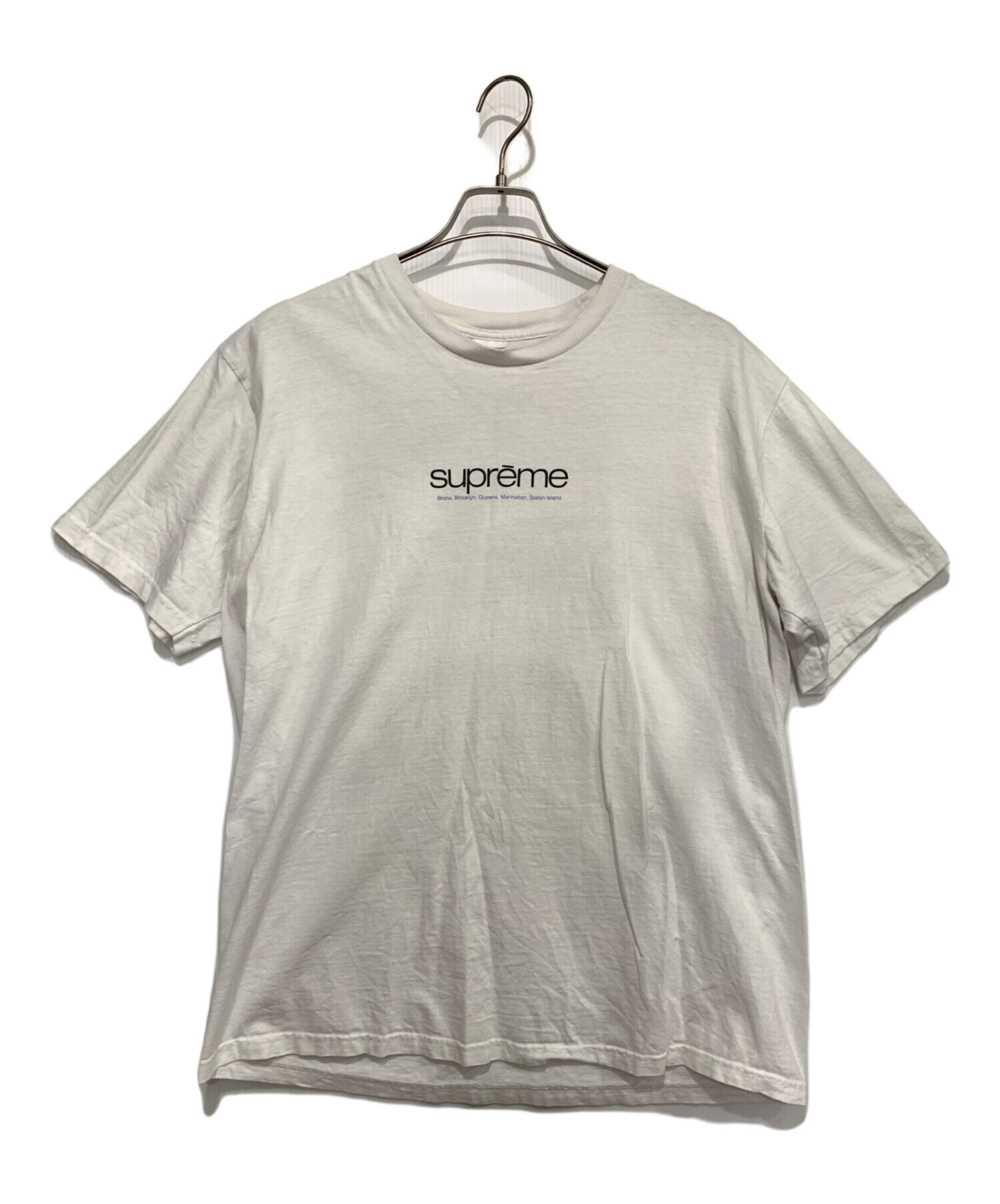 中古・古着通販】Supreme (シュプリーム) プリントTシャツ ホワイト 