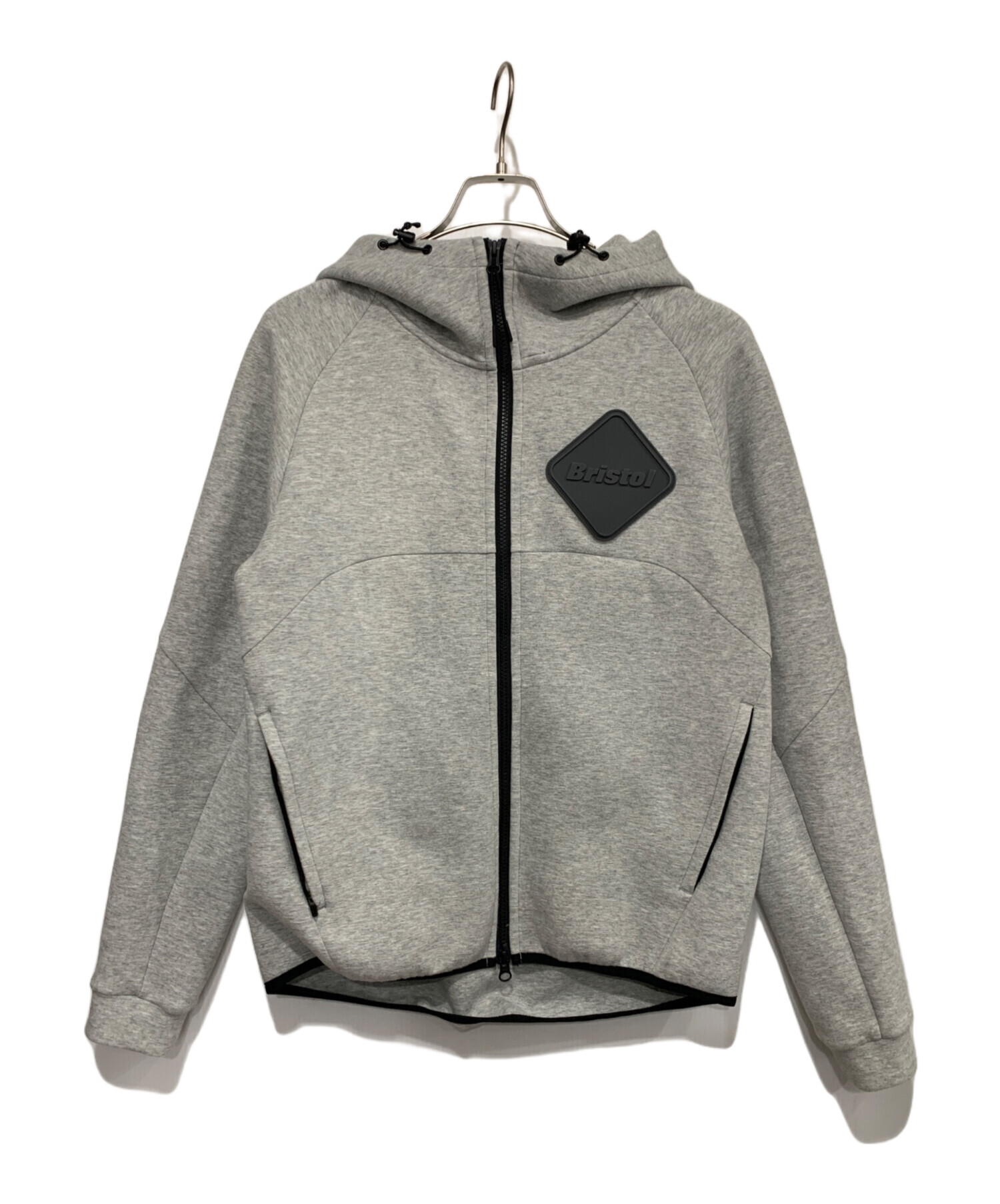 FCRB NIKE ジップアップスウェットパーカー グレー メンズ S 【公式 