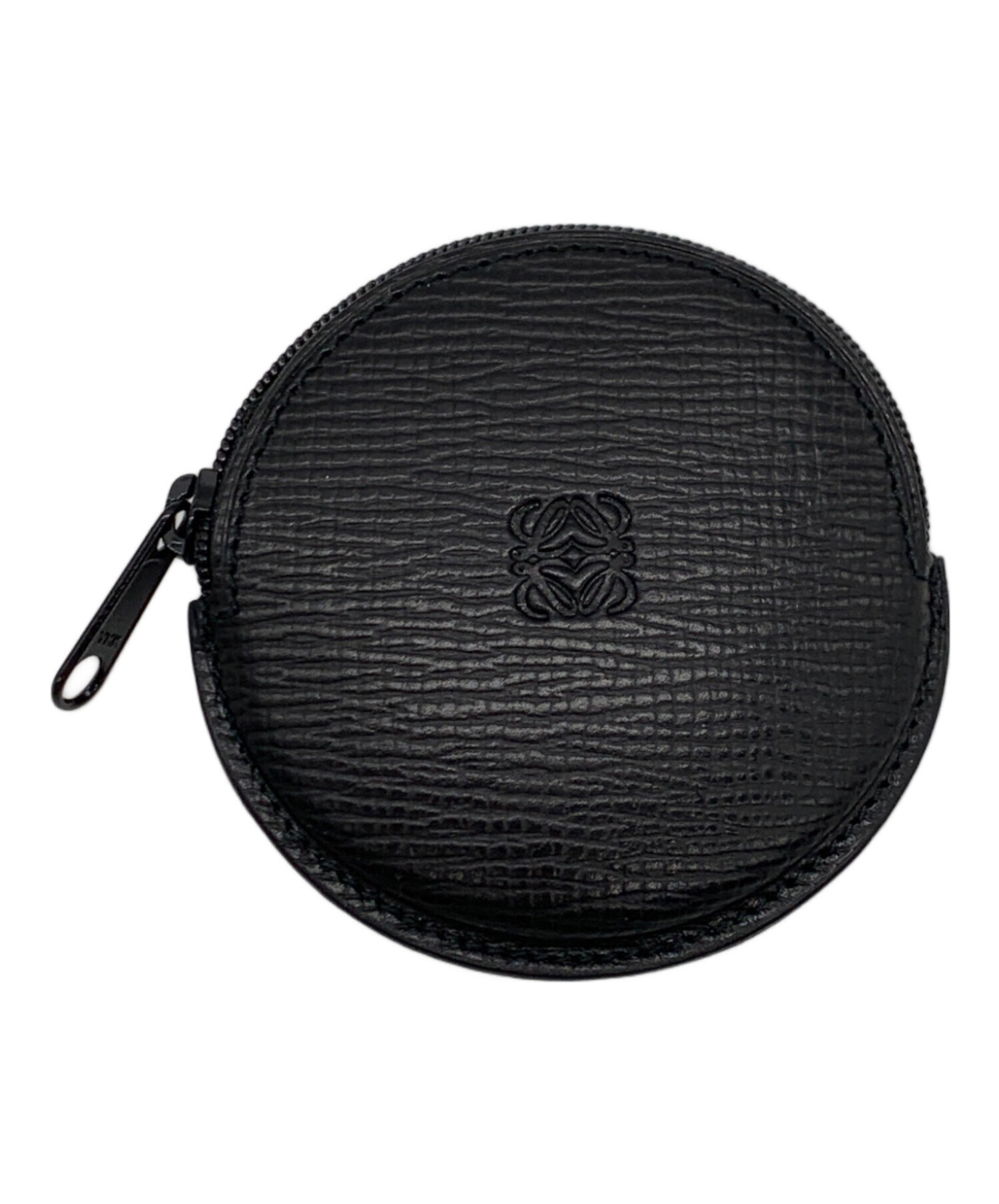 中古・古着通販】LOEWE (ロエベ) 円形コインケース ブラック｜ブランド 