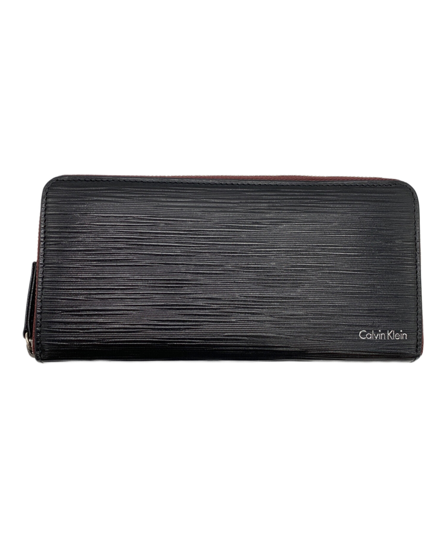 中古・古着通販】Calvin Klein (カルバンクライン) 長財布 ブラック 