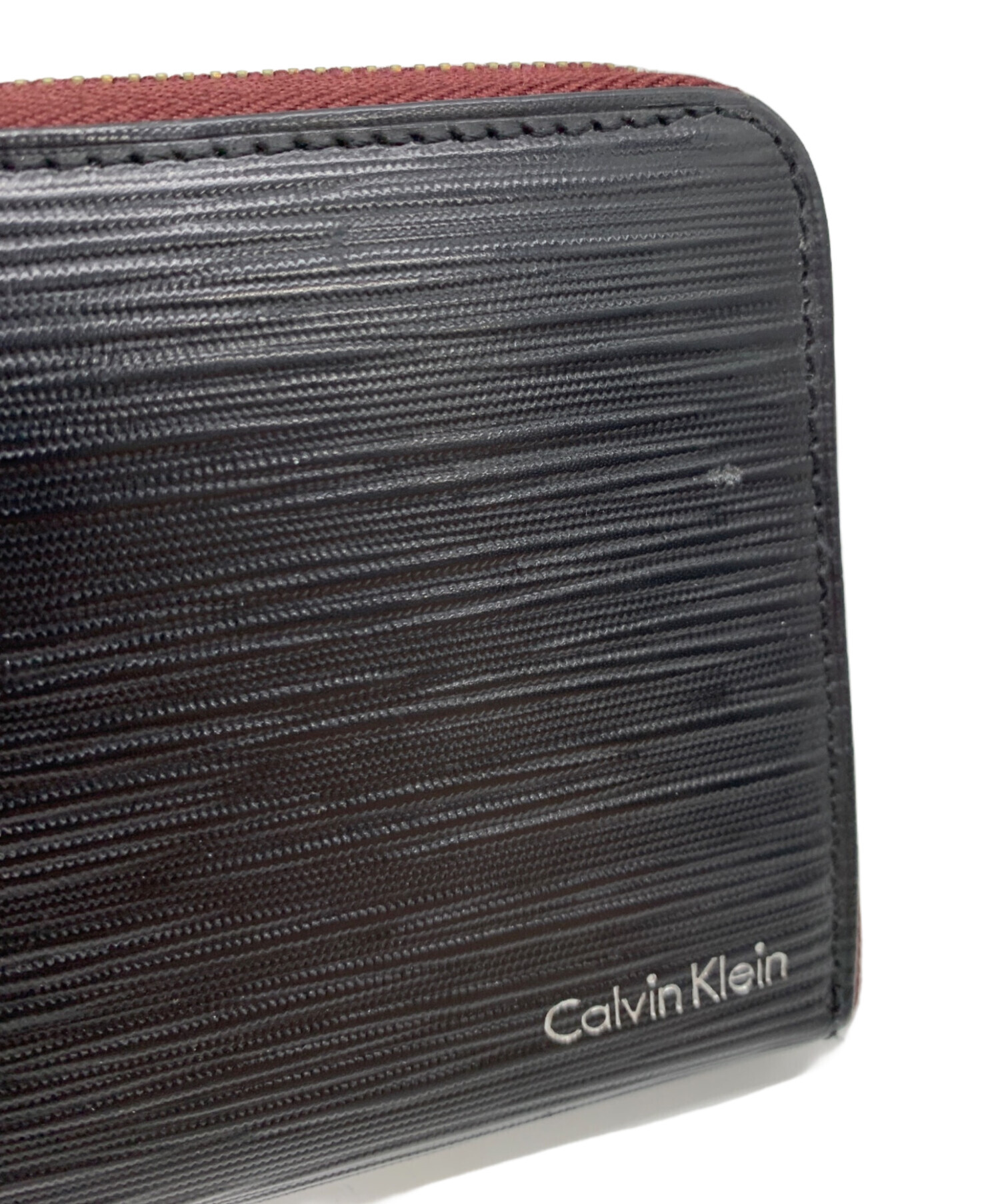 中古・古着通販】Calvin Klein (カルバンクライン) 長財布 ブラック 