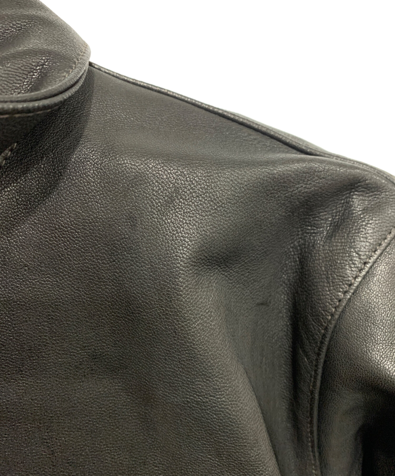 中古・古着通販】Schott (ショット) レザージャケット ブラック サイズ