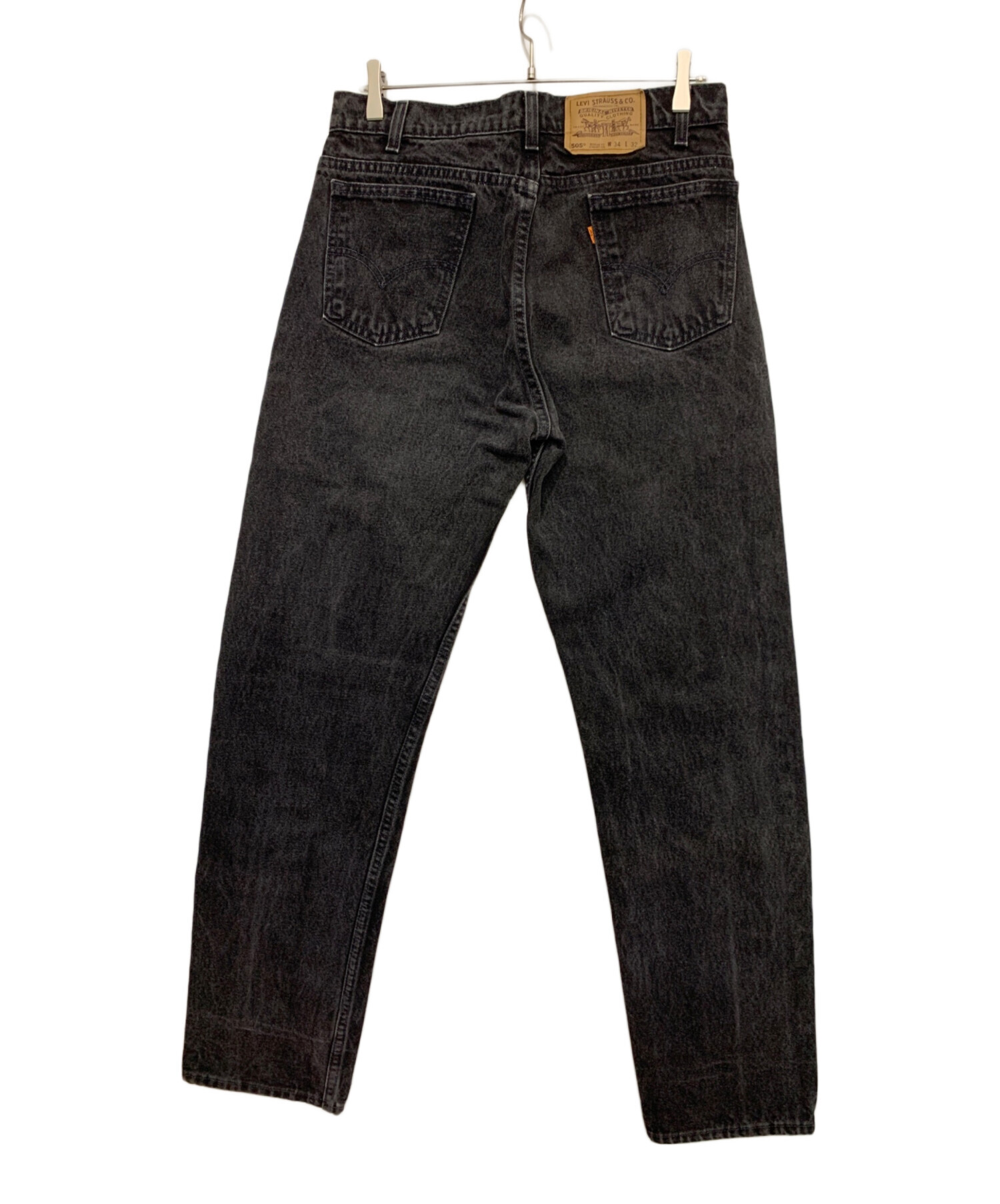 中古・古着通販】LEVI'S (リーバイス) 505デニムパンツ ブラック