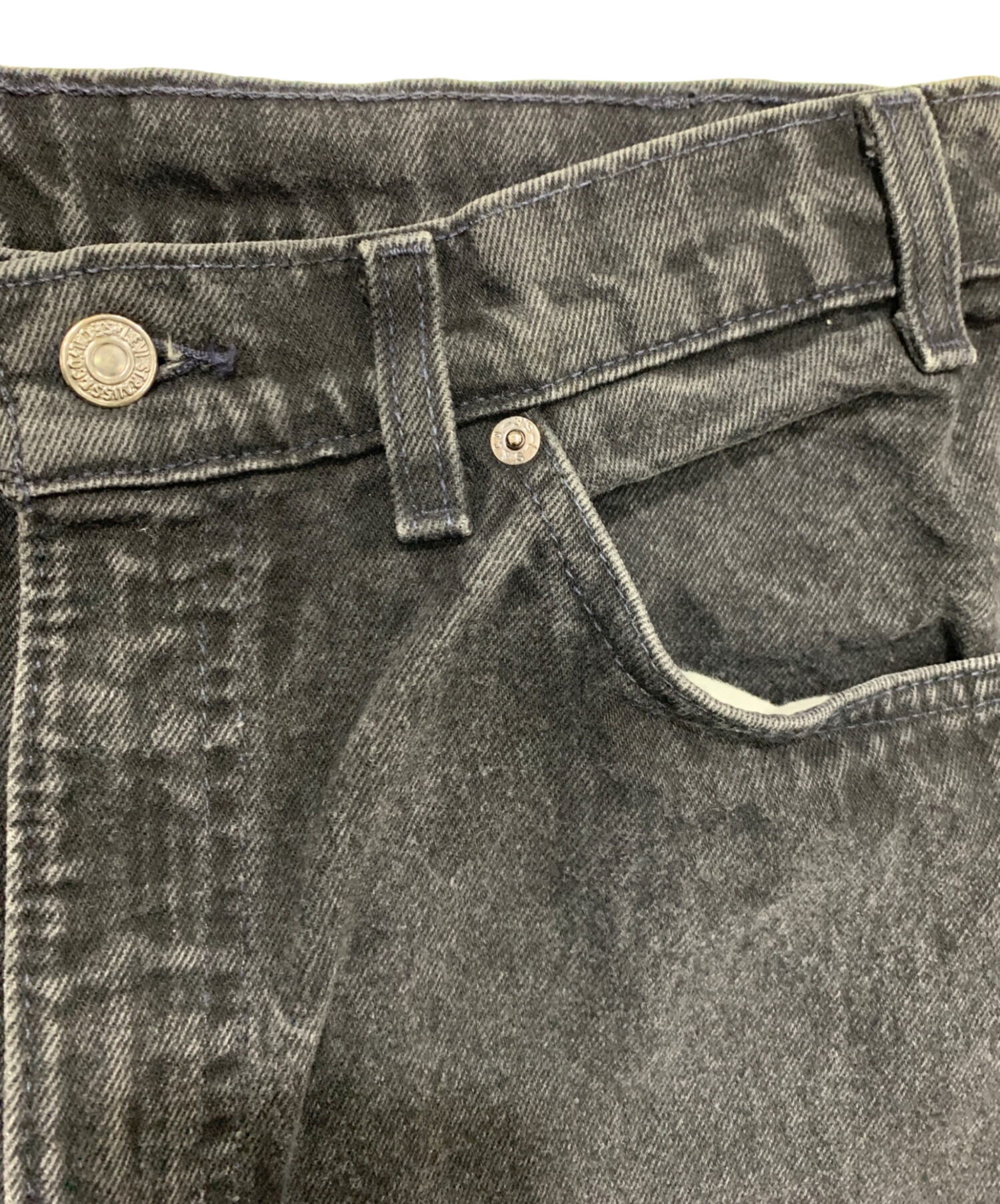 中古・古着通販】LEVI'S (リーバイス) 505デニムパンツ ブラック
