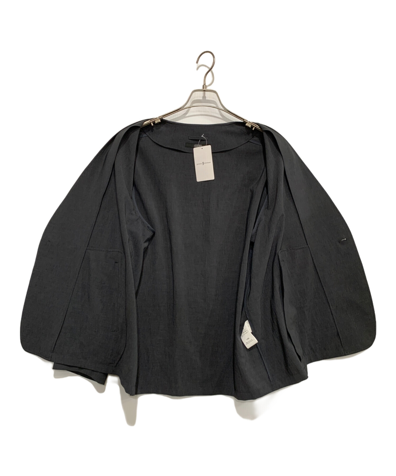 JOURNAL STANDARD ブラック ノーカラージャケット 中古・古着通販】JOURNAL STANDARD (ジャーナルスタンダード) ノー