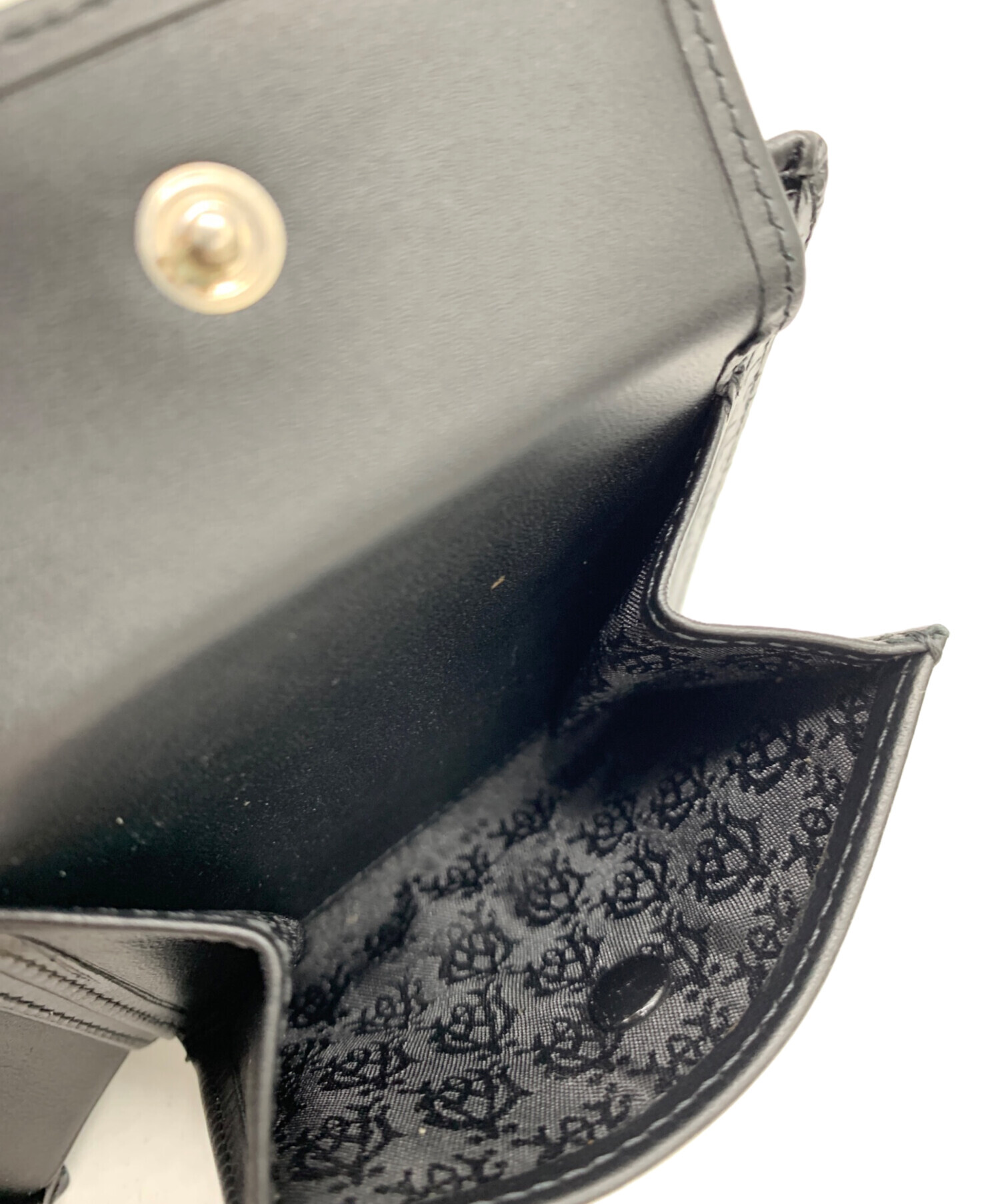 dunhill 黒 二つ折り財布 専用袋付き 新品未使用 未使用級✨ダンヒル dunhill 二つ折り 財布 ウィンザー