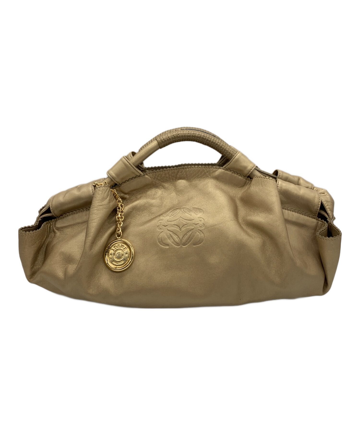 LOEWE ロベエ ナッパアレイ ゴールド ハンドバッグ LOEWE ロエベ