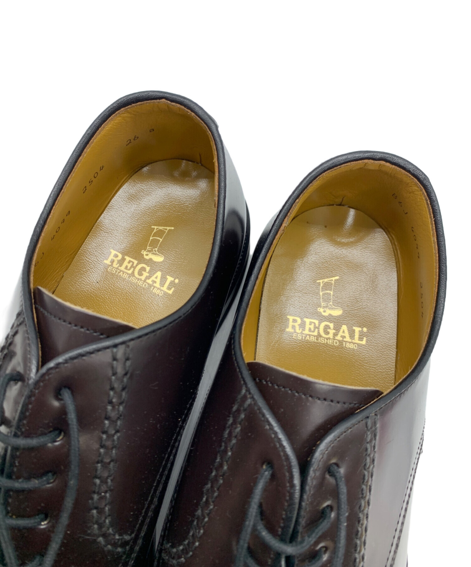 中古・古着通販】REGAL (リーガル) プレーントゥシューズ ブラウン 中古・古着通販】REGAL (リーガル) プレーントゥシューズ ブラウン