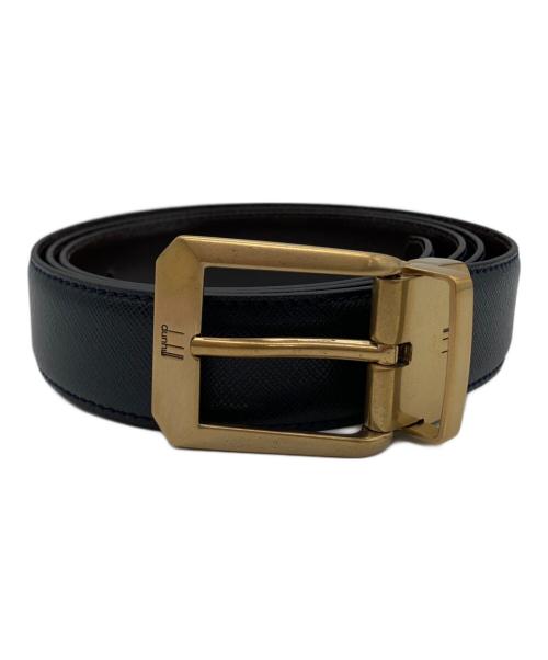 中古・古着通販】dunhill (ダンヒル) レザーベルト ブラック×ブラウン