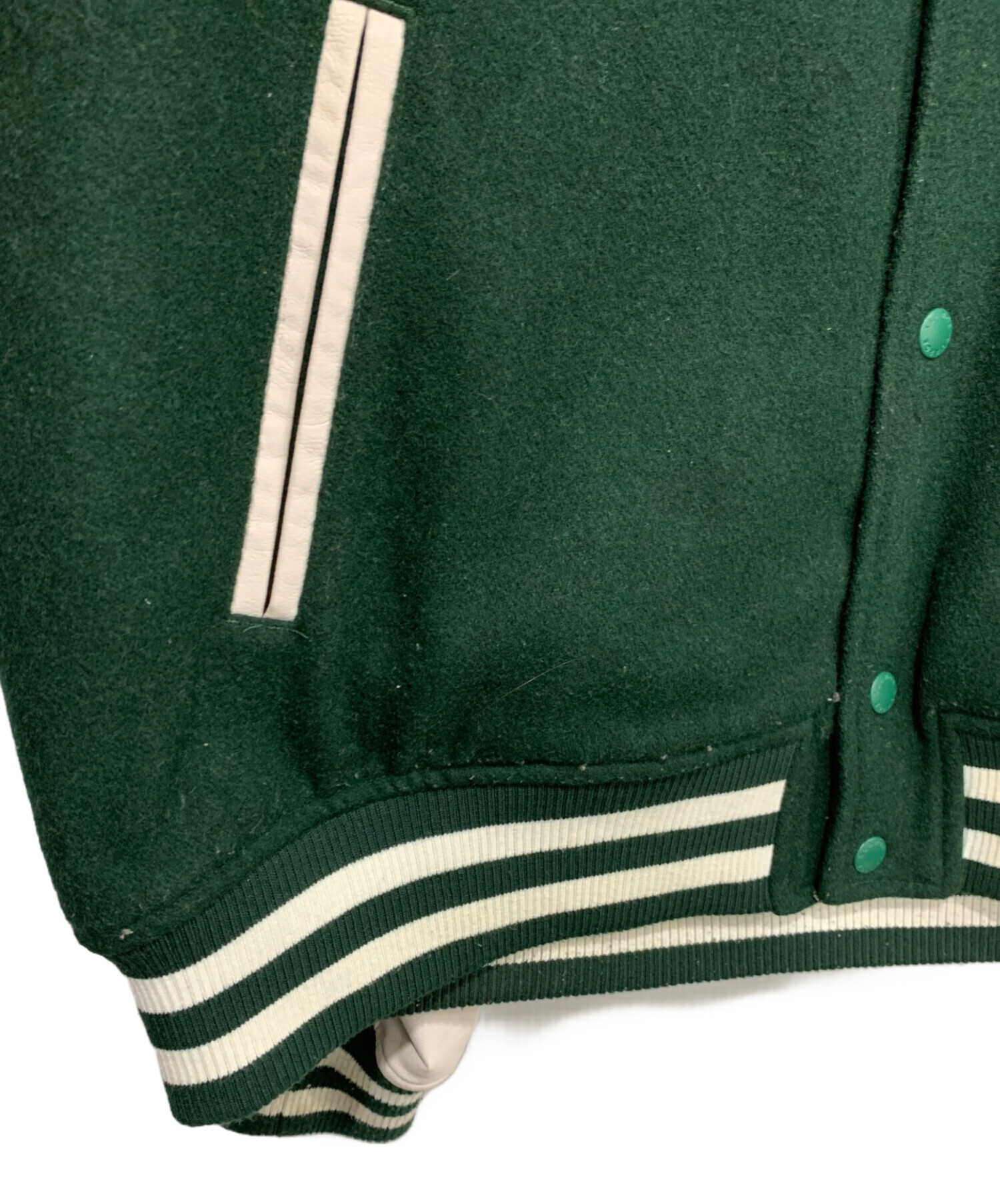 XLARGE スタジャン 緑/白 楽天市場】エクストララージ XLARGE メンズ OGロゴ バーシティ