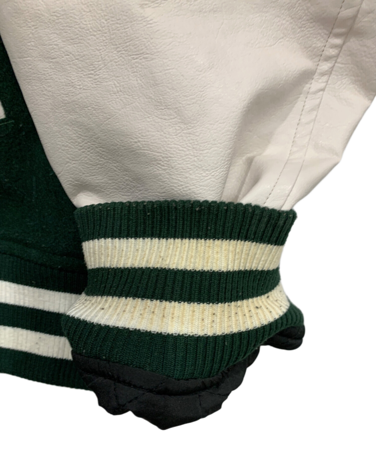 中古・古着通販】X-LARGE (エクストララージ) スタジャン グリーン