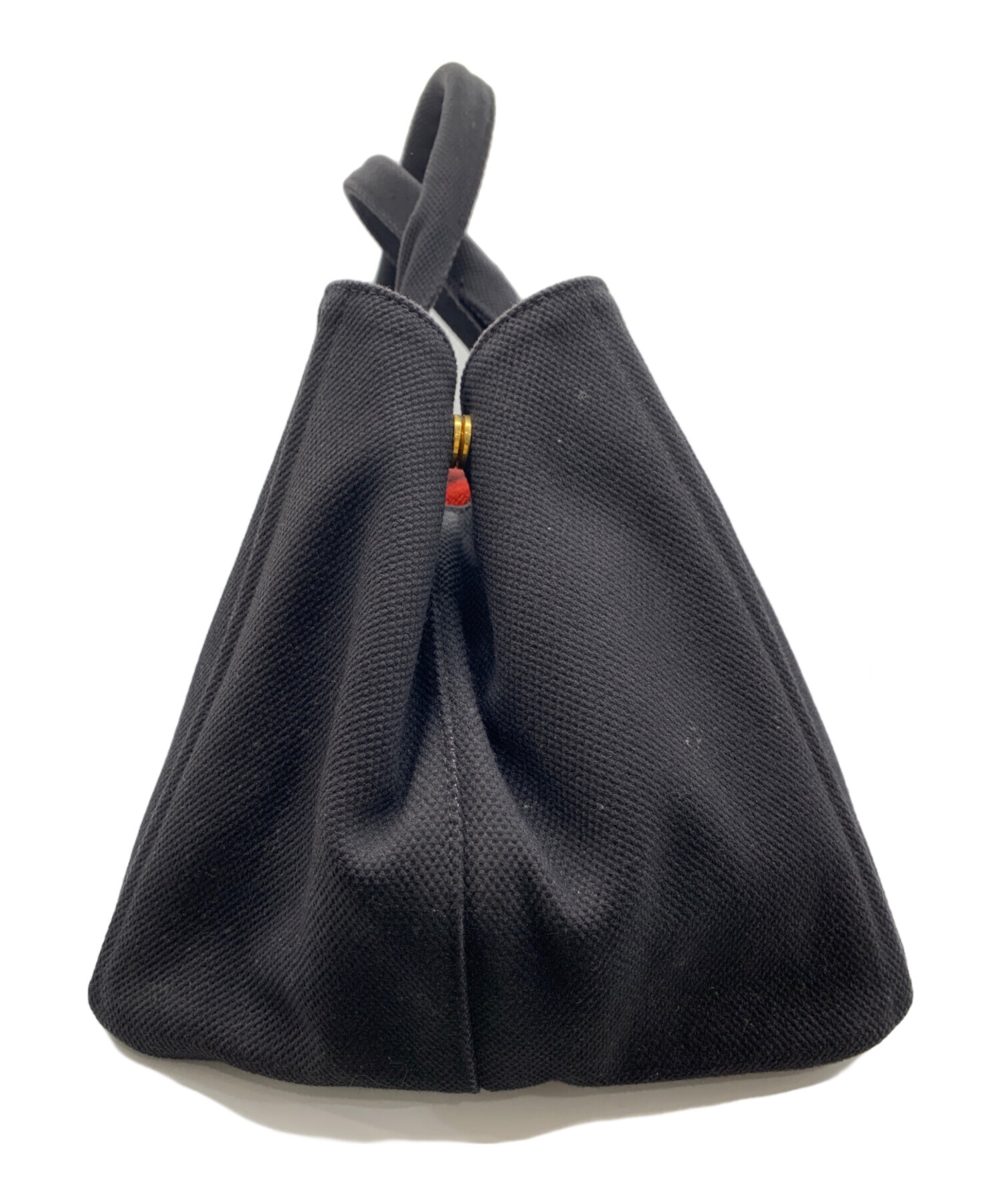 中古・古着通販】PRADA (プラダ) デニムトートバッグ ブラック