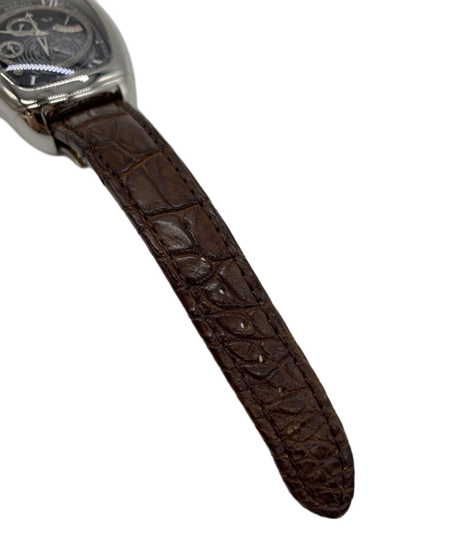 中古・古着通販】CITIZEN (シチズン) クロノグラフ シルバー×ブラウン