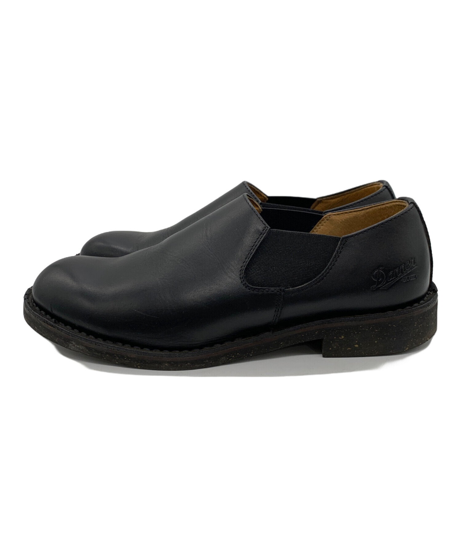 中古・古着通販】Danner (ダナー) サイドゴアシューズ ブラック サイズ 
