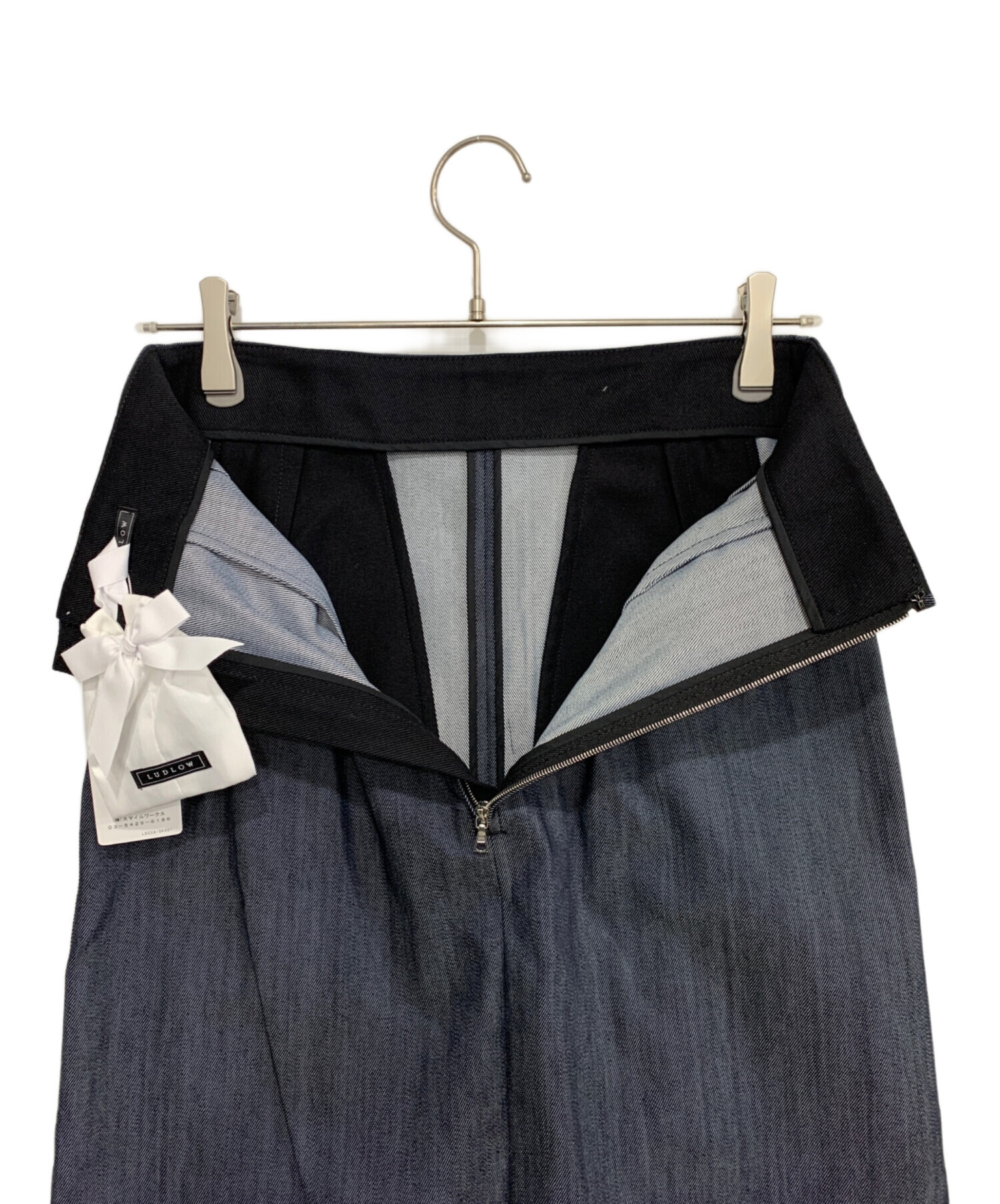 中古・古着通販】LUDLOW (ラドロー) ロングスカート ネイビー サイズ:1
