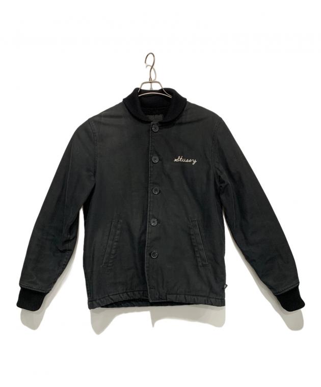 中古・古着通販】stussy (ステューシー) デッキジャケット ブラック